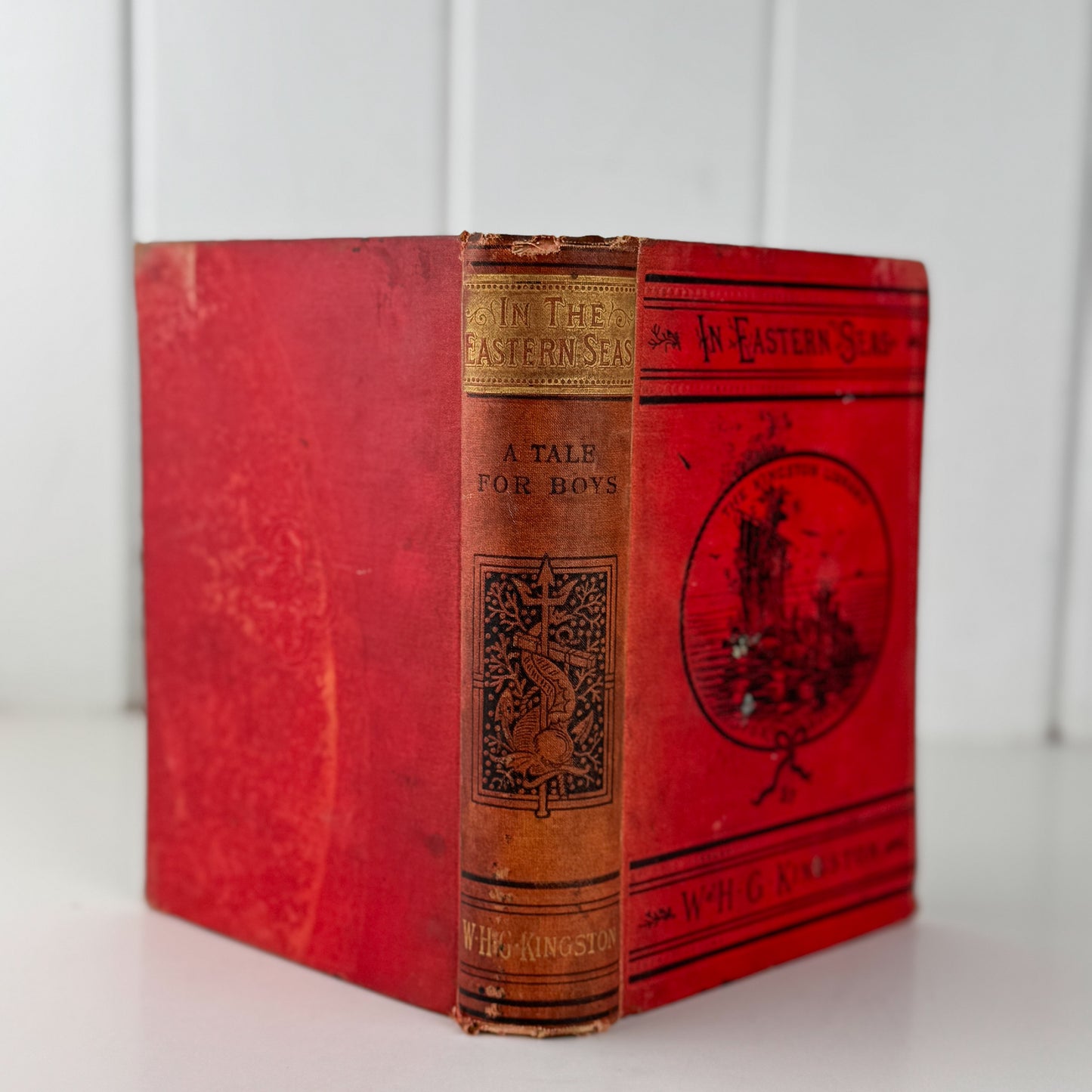 In the Eastern Seas, The Kingston Library, 1892 Boys' Young Adult Adventure Novel Hardcover