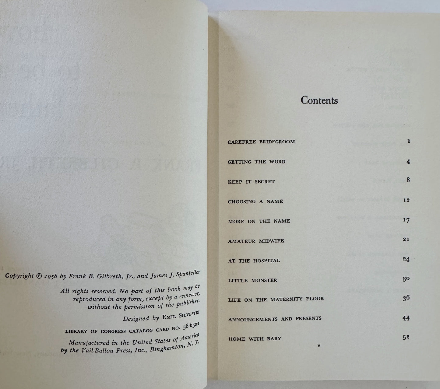 How To Be A Father, Frank B. Gilbreth, 1958 Hardcover