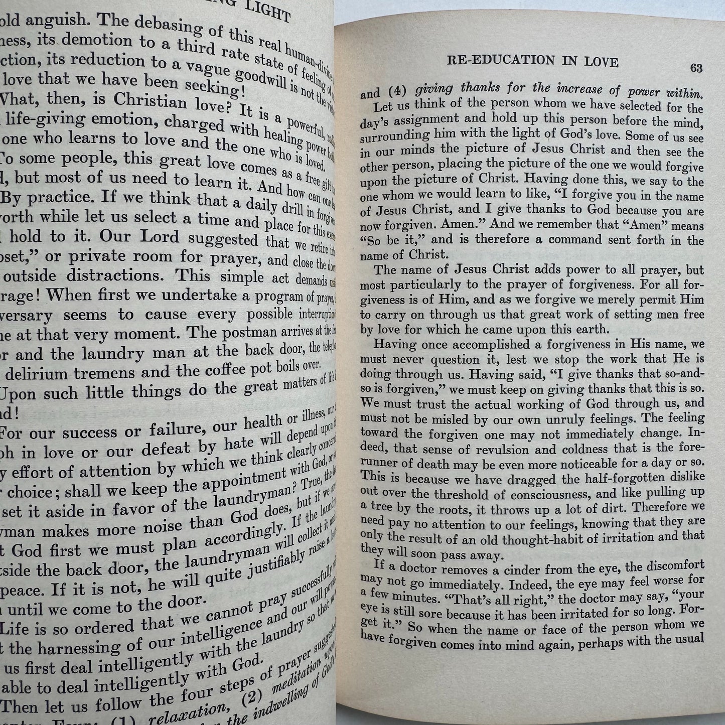 The Healing Light, Agnes Sanford, 1957 Christian Faith Healing Hardcover