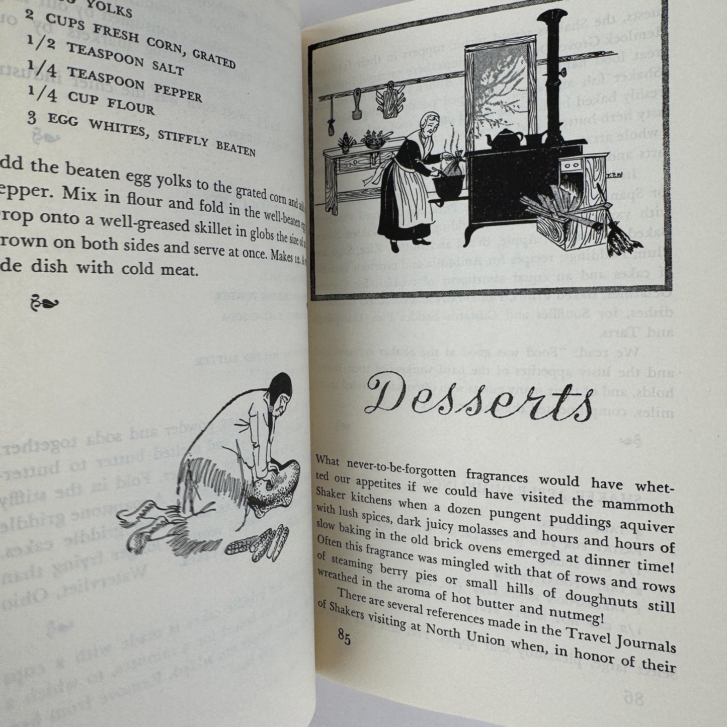 The Shaker Cook Book: Not By Bread Alone, Caroline Piercy, 1953 Vintage Hardcover