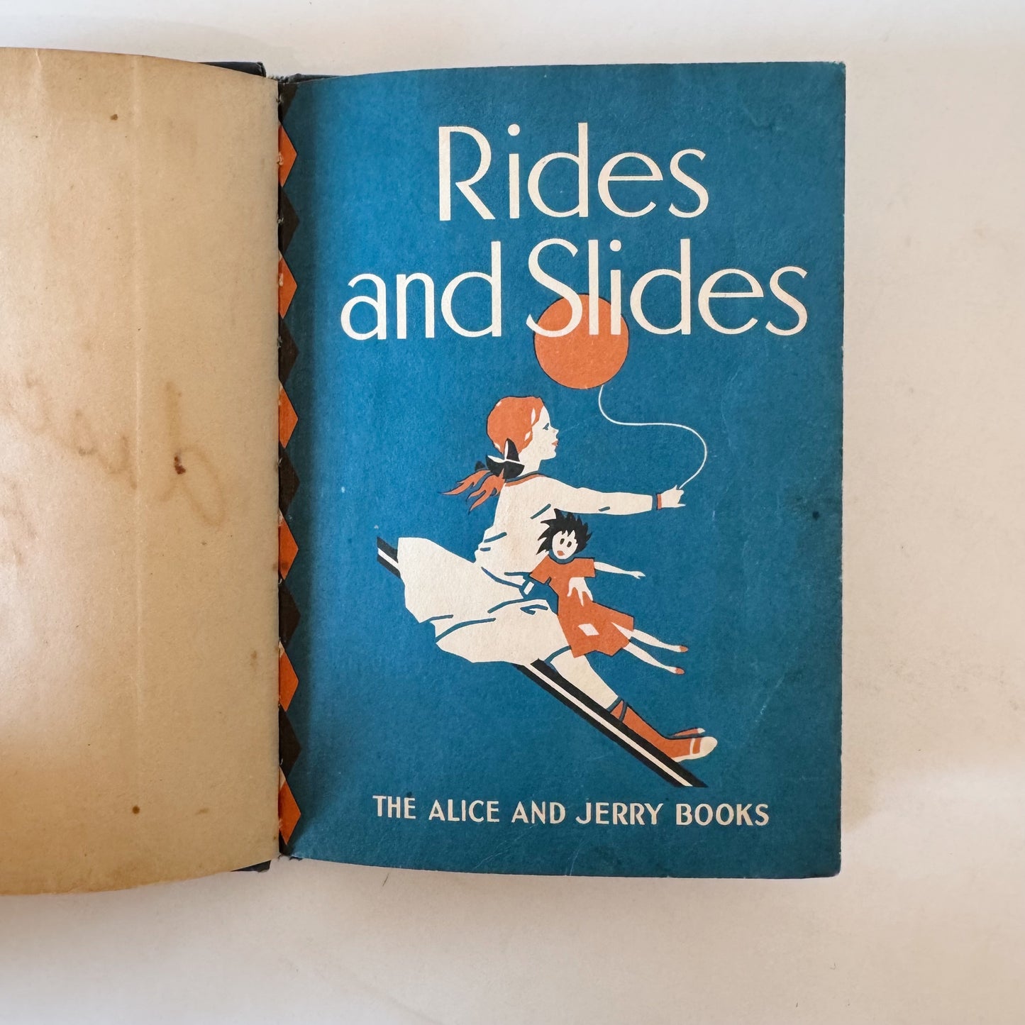 Rides and Slides, The Alice and Jerry Books, 1941 Elementary School Primer