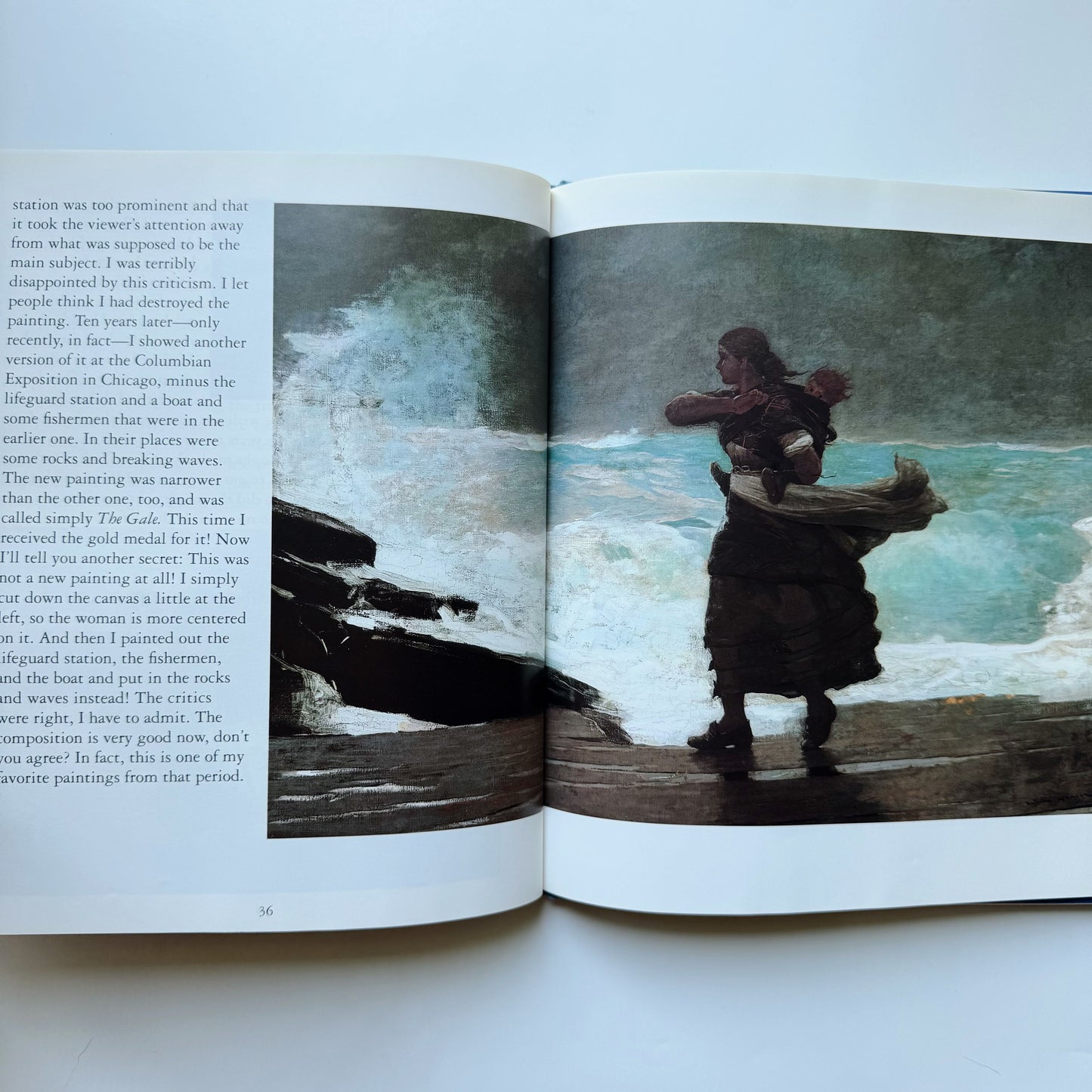 A Weekend With Winslow Homer, 1993, Children's Art Picture Study Hardcover