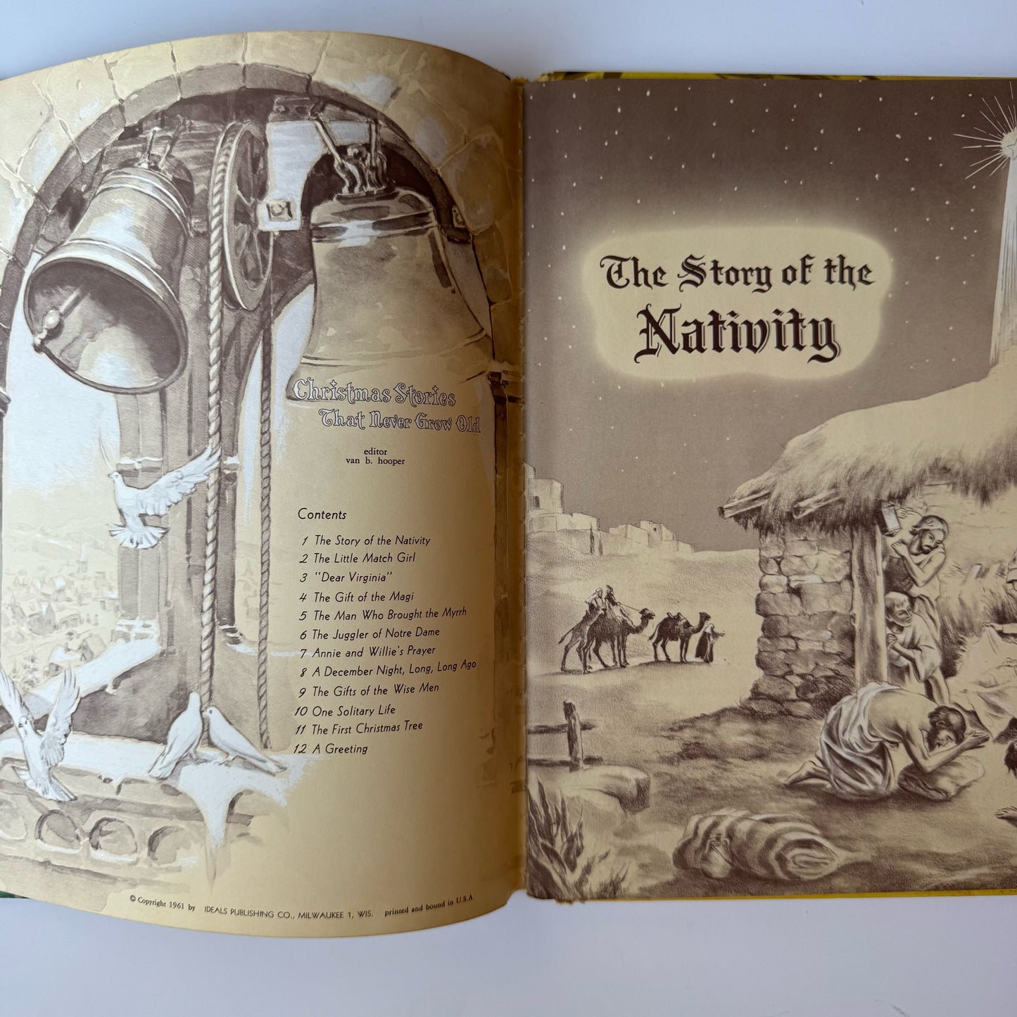 Christmas Stories That Never Grow Old, An Ideals Publishing Co, 1961