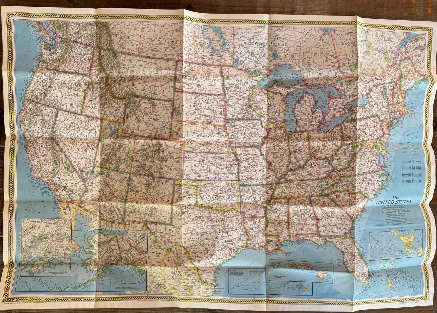Vintage National Geographic Maps, Choose One