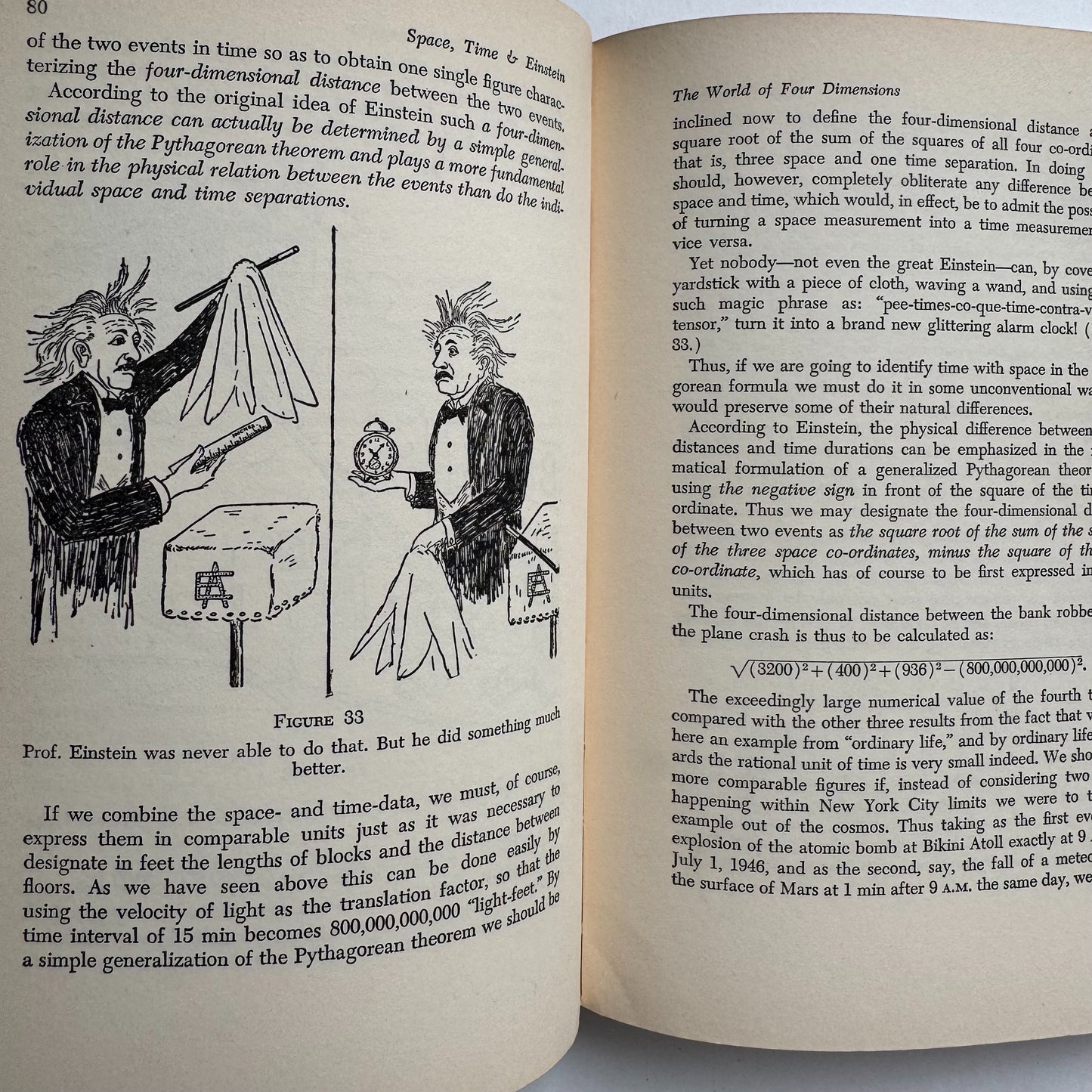 One Two Three...Infinity, George Gamow, Facts and Speculations of Science, Hardcover 4th Printing, 1949