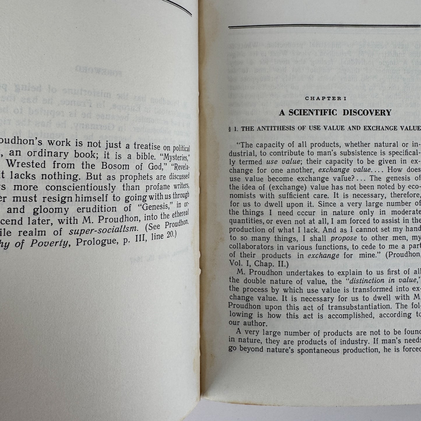 The Poverty of Philosophy — Karl Marx — Vintage Political Theory & Economics Book, 1969