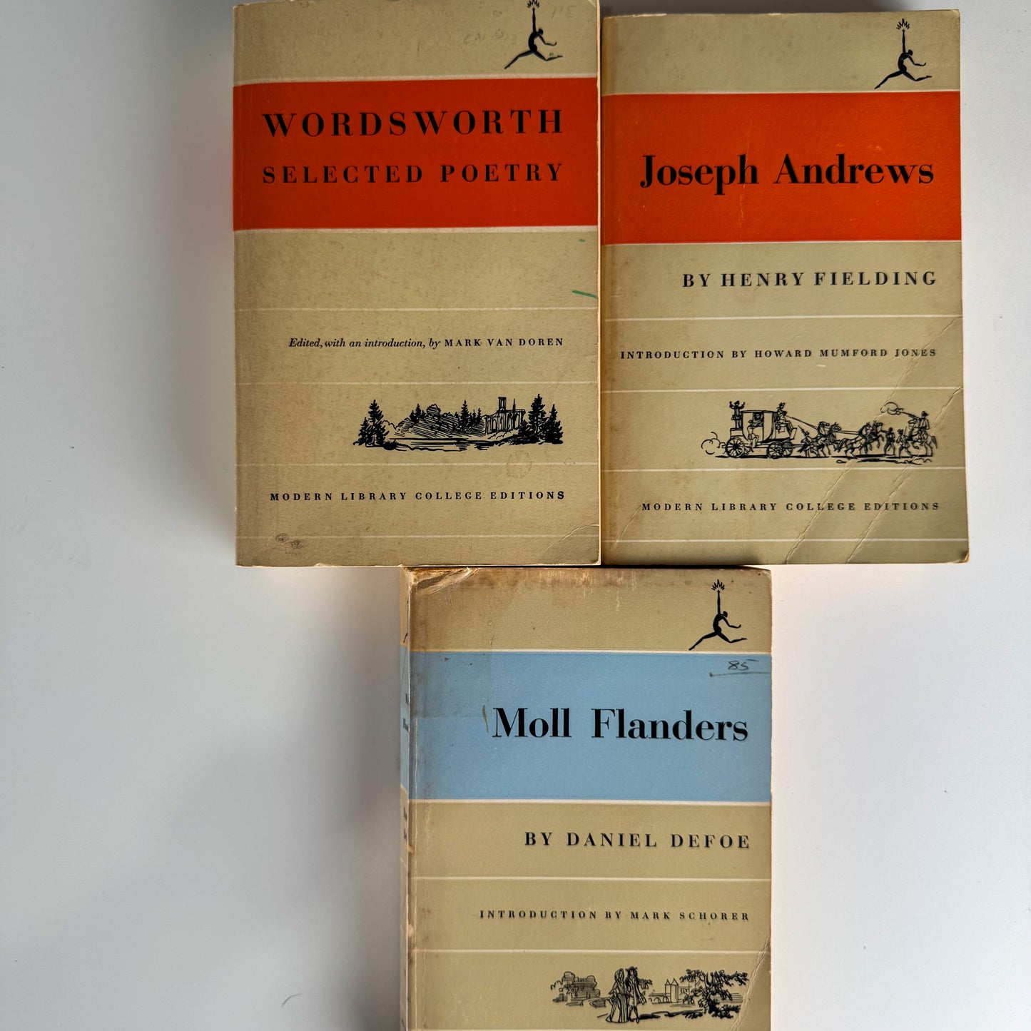 Modern Library College Editions Paperback Classics, Set of 3