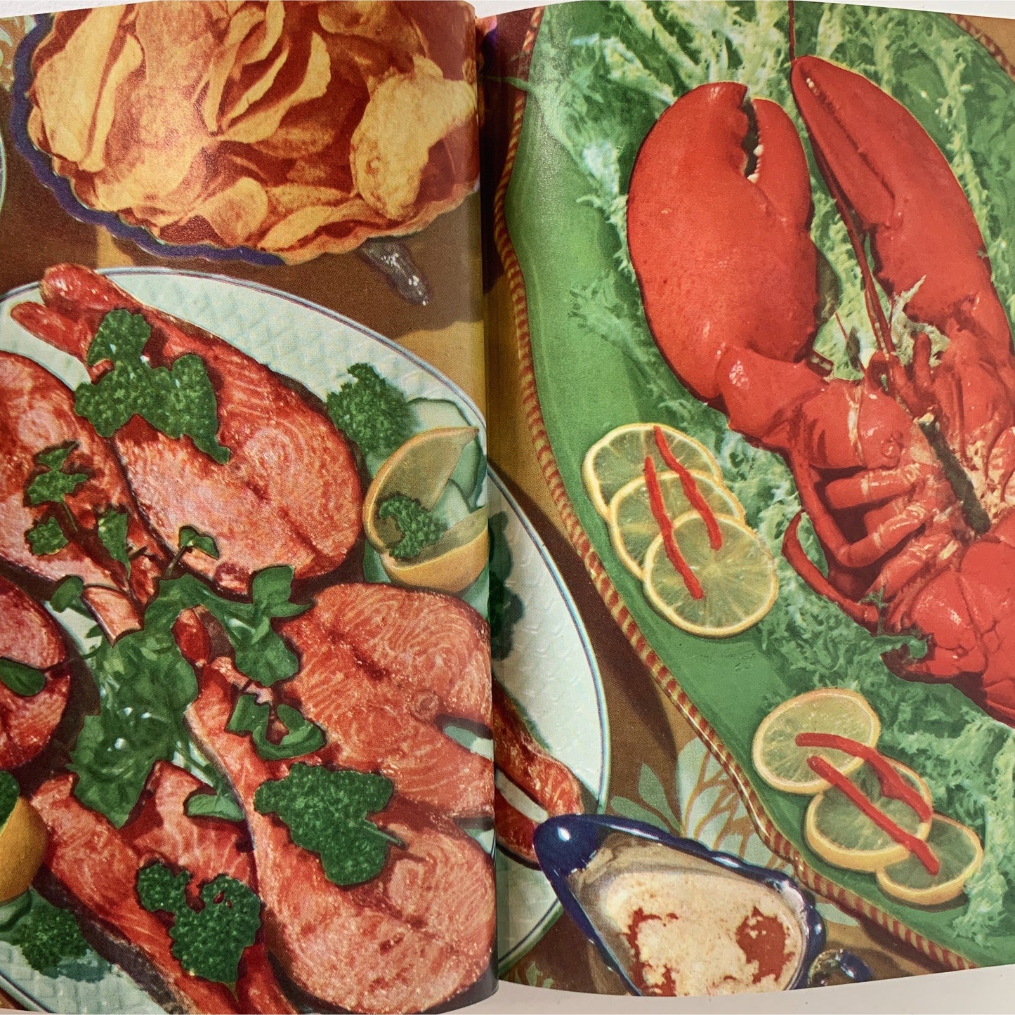 Culinary Arts Institute Encyclopedic Cookbook, Red Polka Dot w/Dust Jacket, 1974