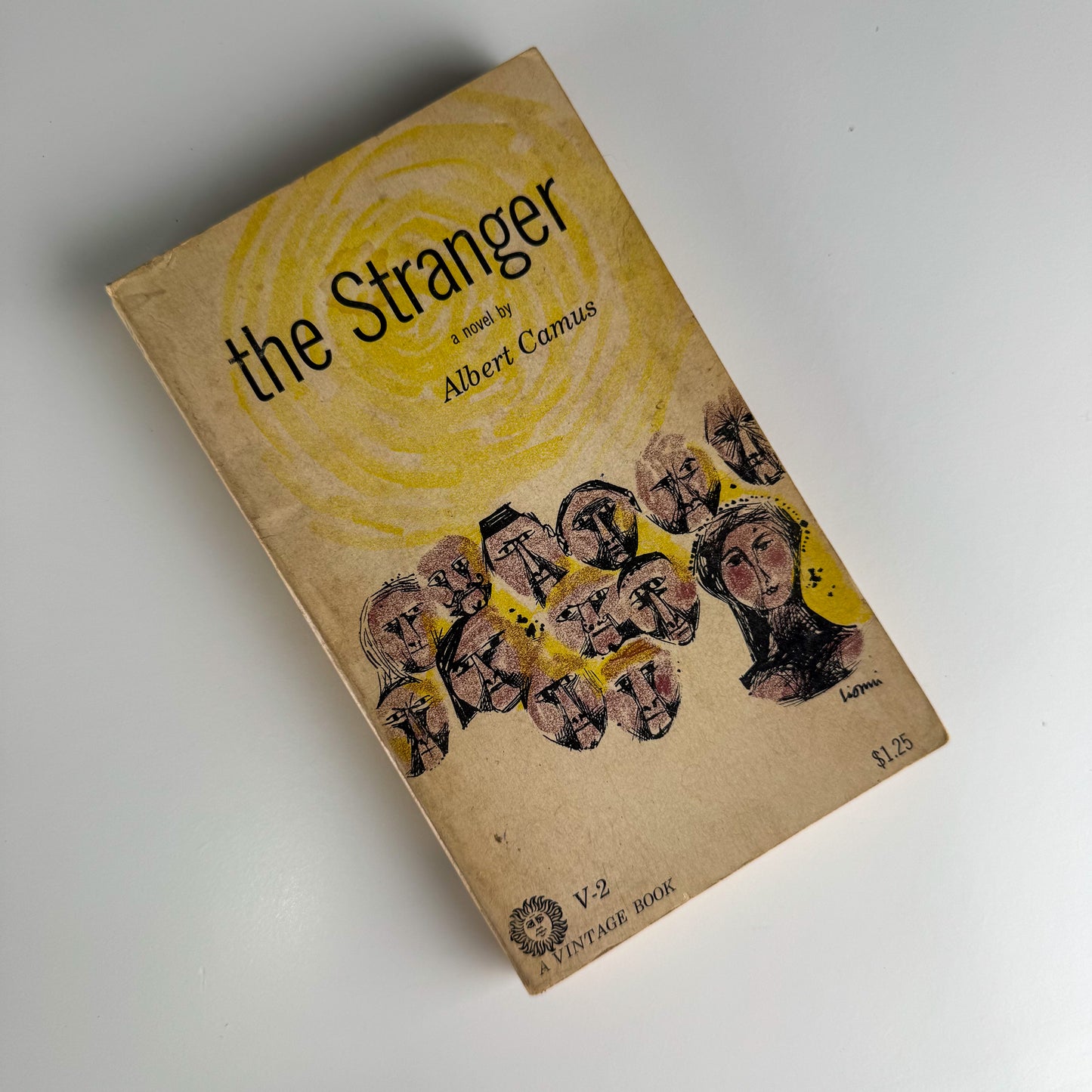 The Stranger, Albert Camus, A Vintage Book, V-2, 1946 Paperback