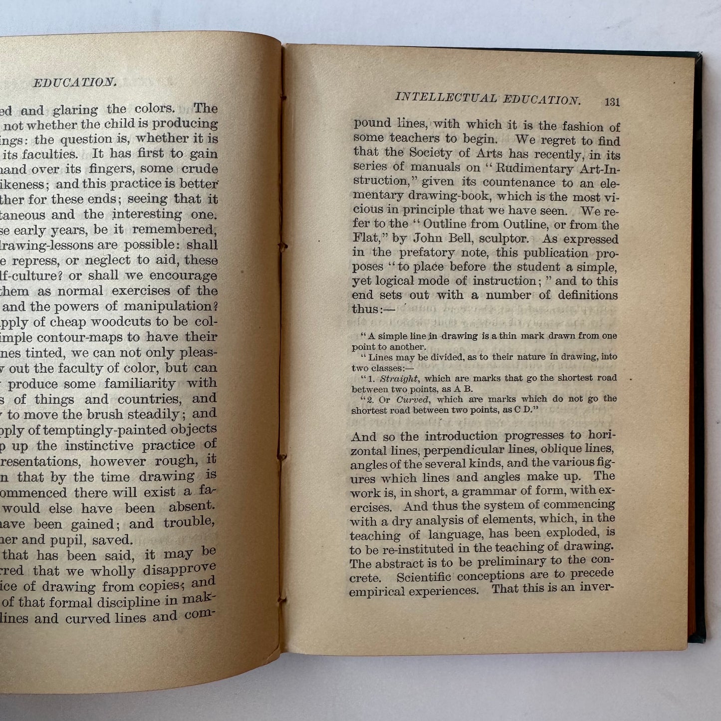Spencer on Education, 1885 Ornate Hardcover