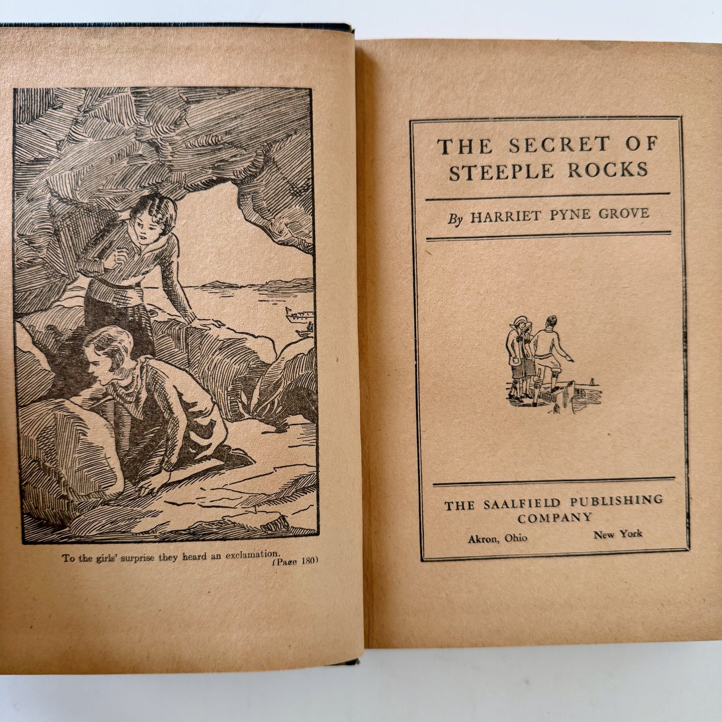 The Secret of Steeple Rocks, Harriet Pyne Grove, 1928 Juvenile Mystery