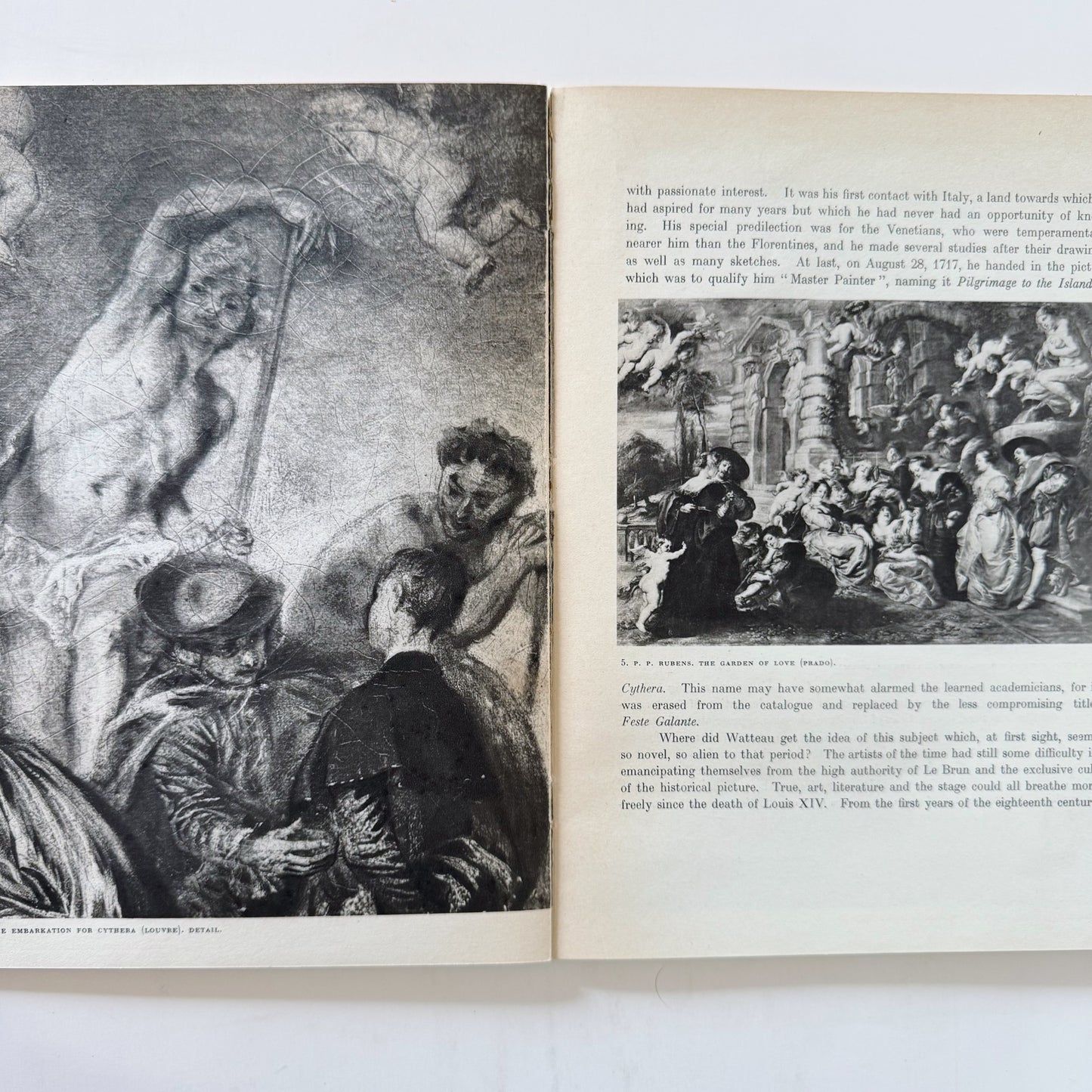 Embarkation for Cythera, Gallery of Masterpieces Book, 1947