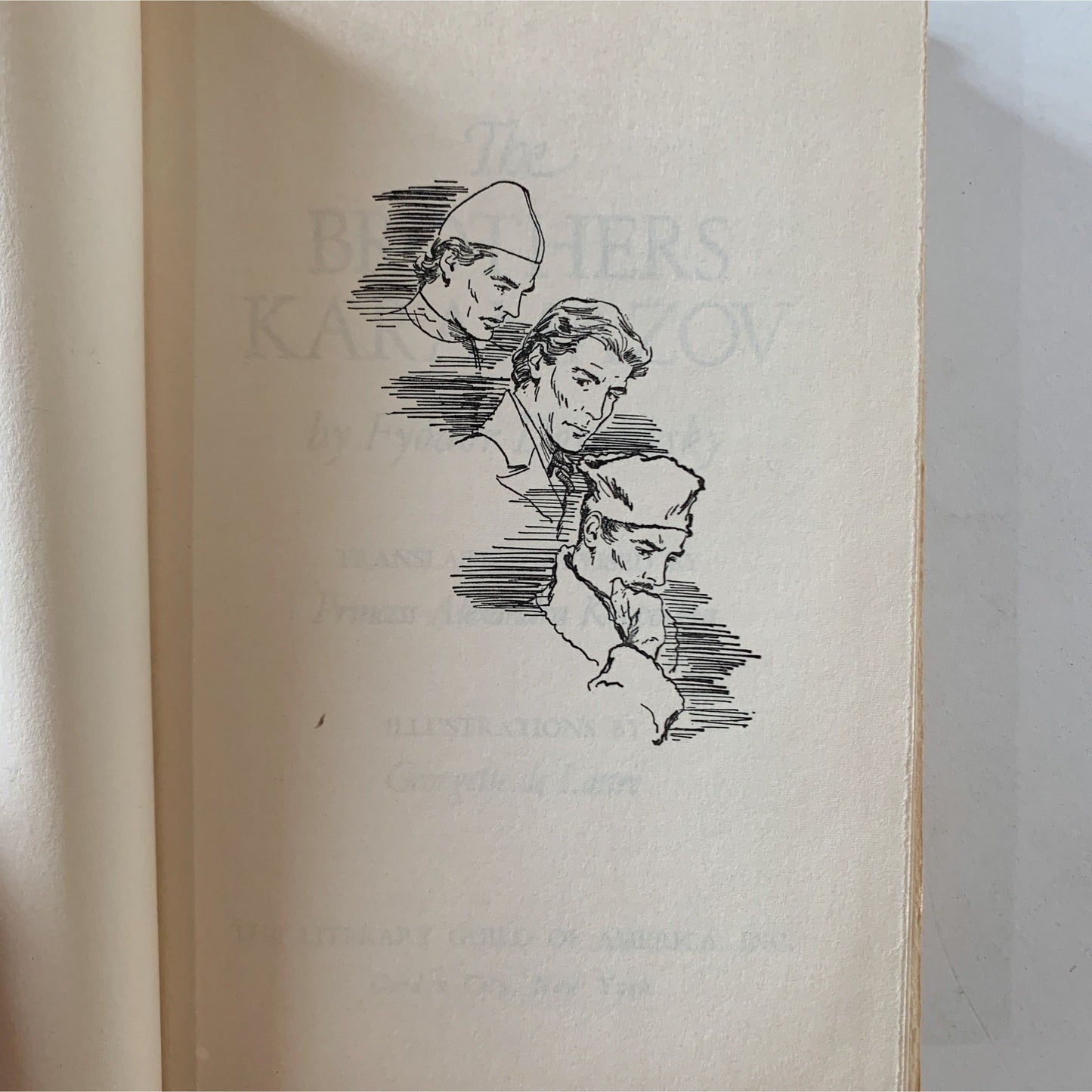 The Brothers Karamazov, Literary Guild Edition, Hardcover, 1953