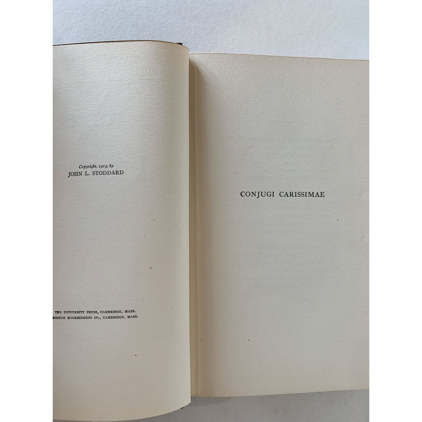 Poems of John L. Stoddard, 1923 Green Hardcover