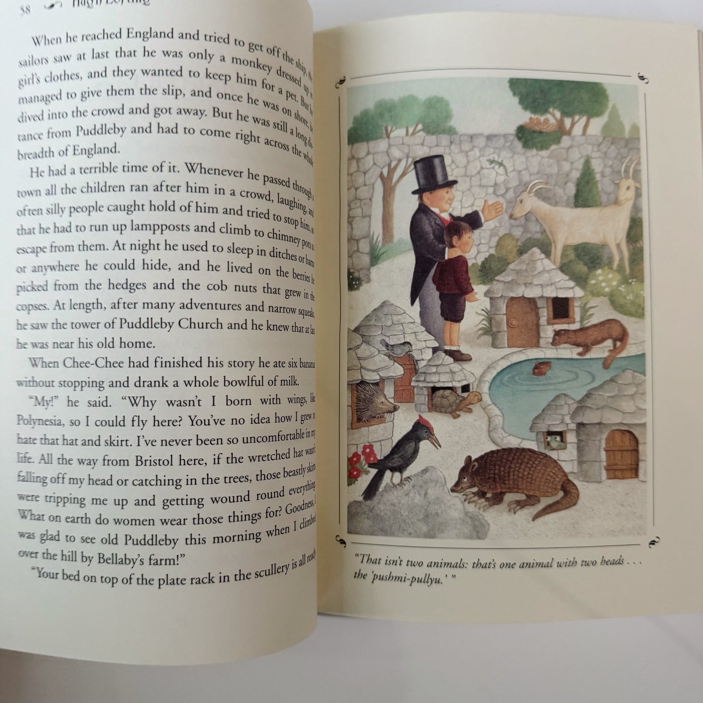 The Voyages of Doctor Doolittle, Illustrated Junior Library, 1998, Hardcover, Newberry Winner