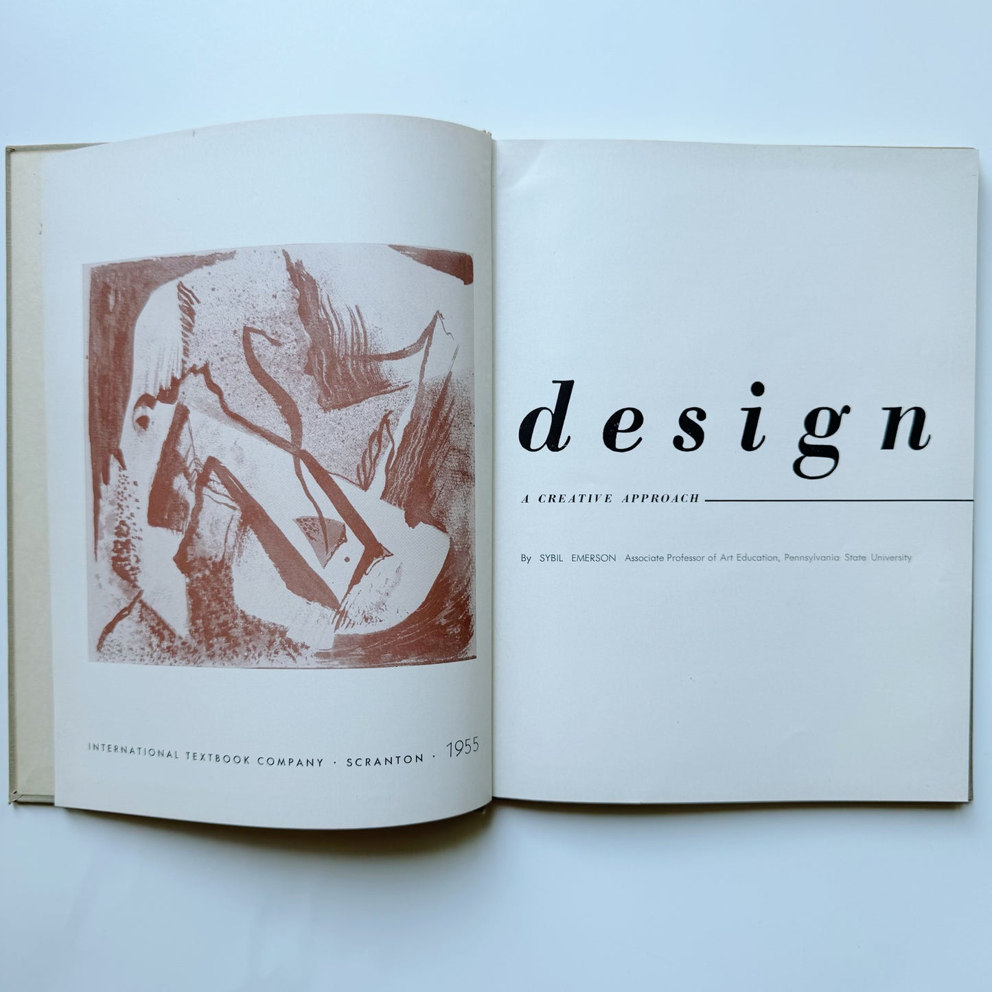 Design: A Creative Approach, 1955 Hardcover Art Education Book