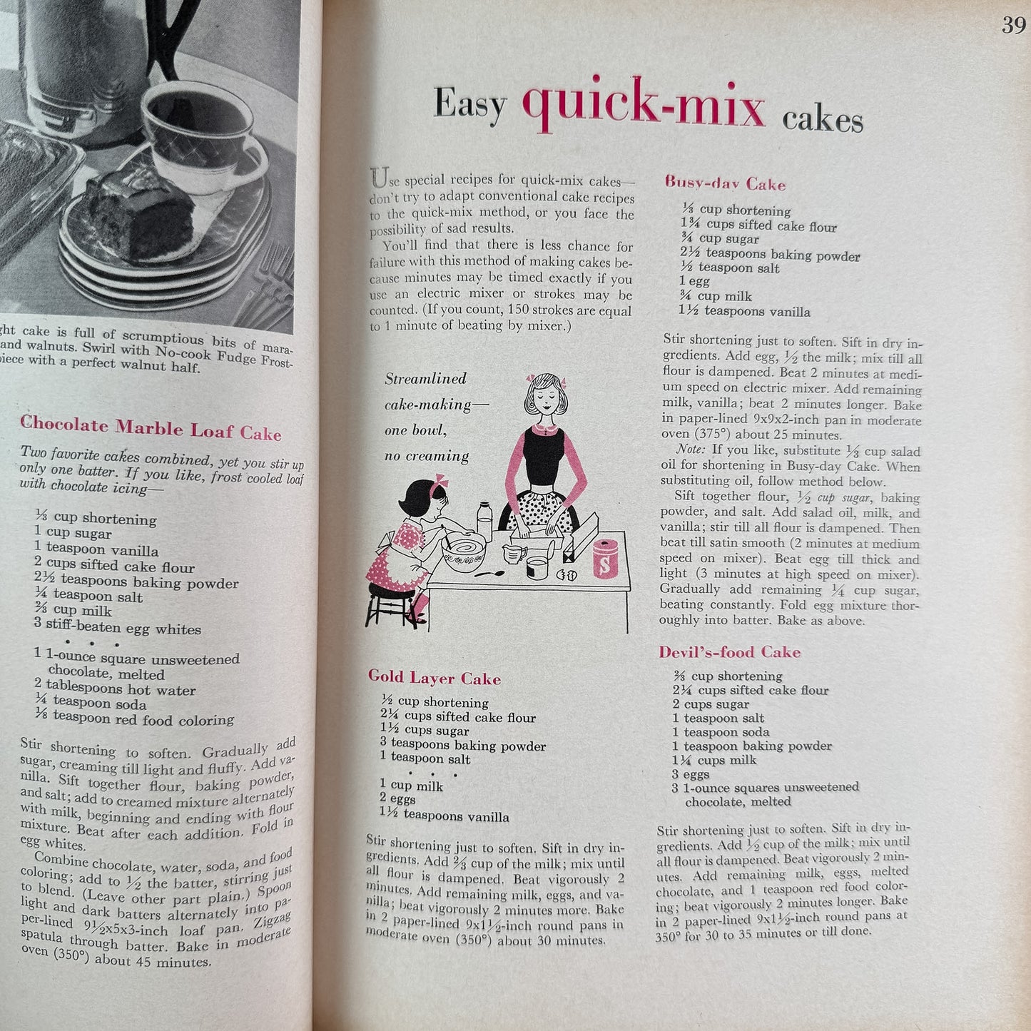 Better Homes and Gardens Dessert Cook Book, 1969