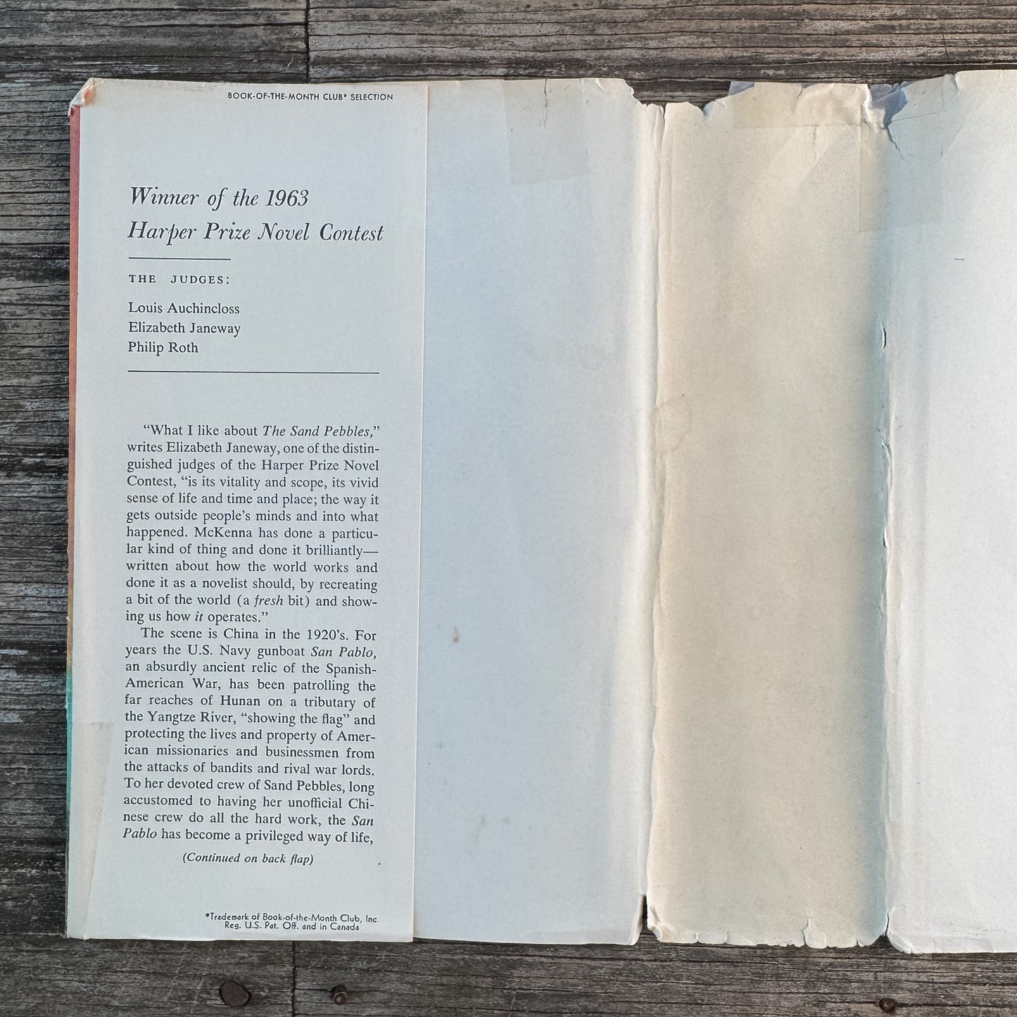 The Sand Pebbles, Richard McKenna, 1962