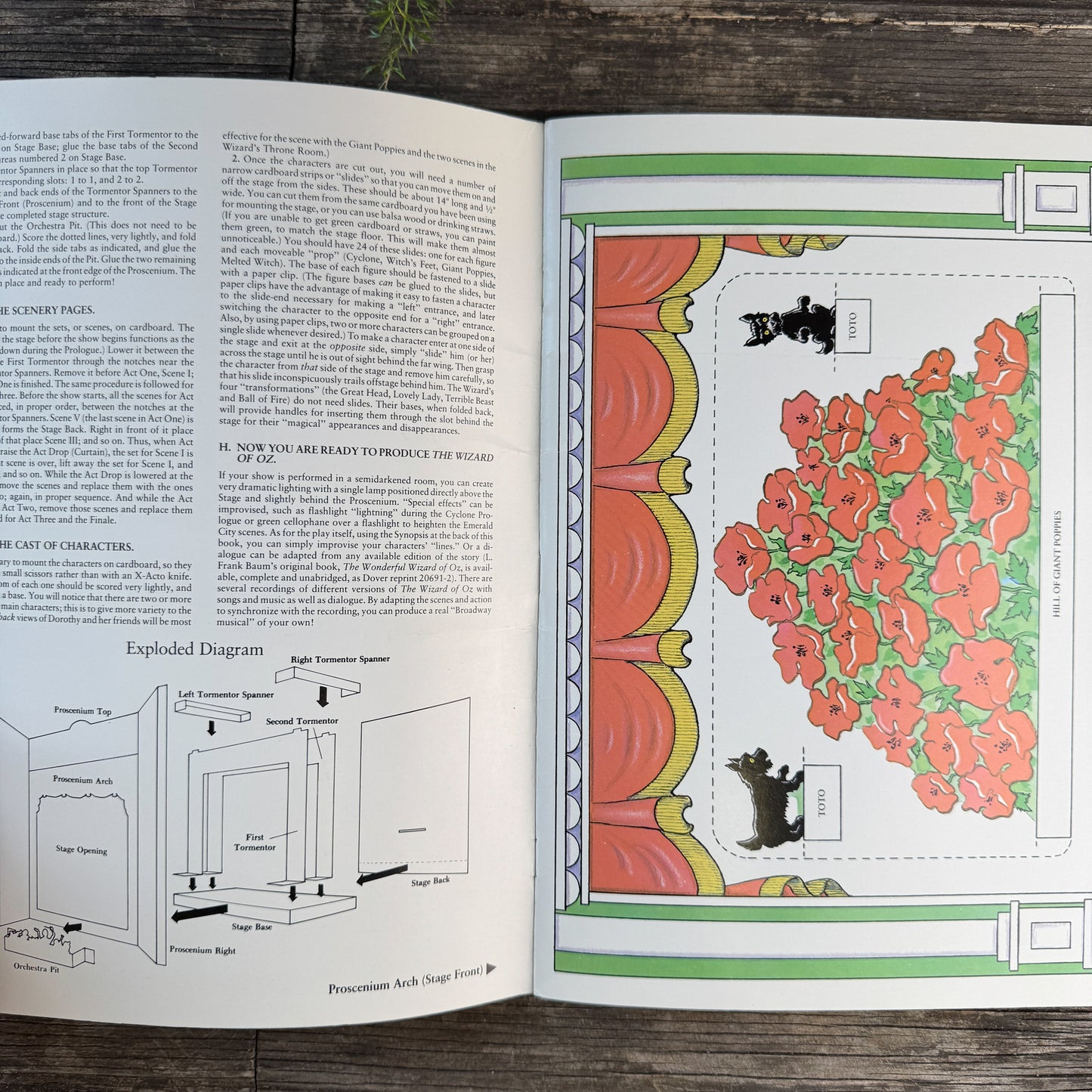 Cut & Assemble The Wizard of Oz Toy Theater: Full-Color Characters and Scenery by Dick Martin