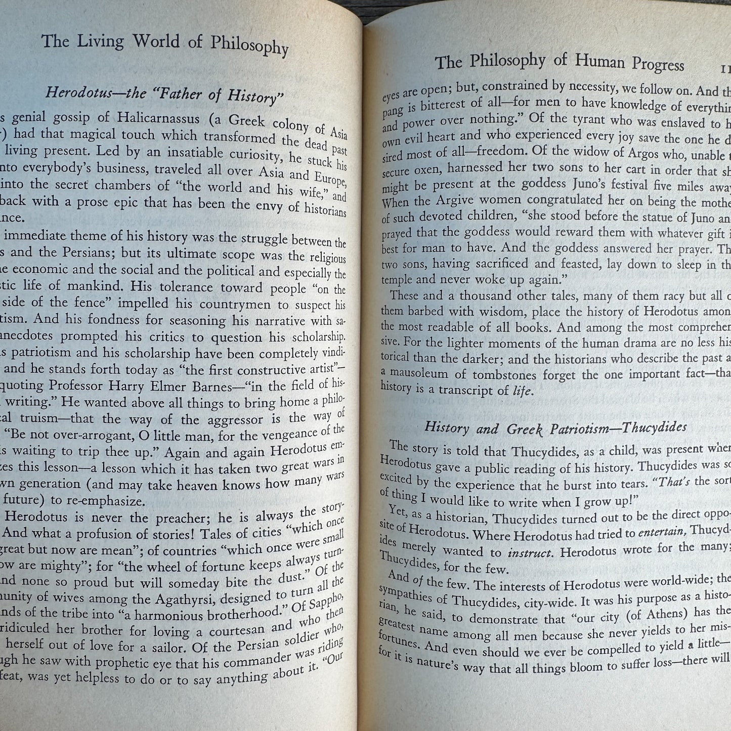 The Living World of Philosophy, Henry Thomas, 1946, First Edition