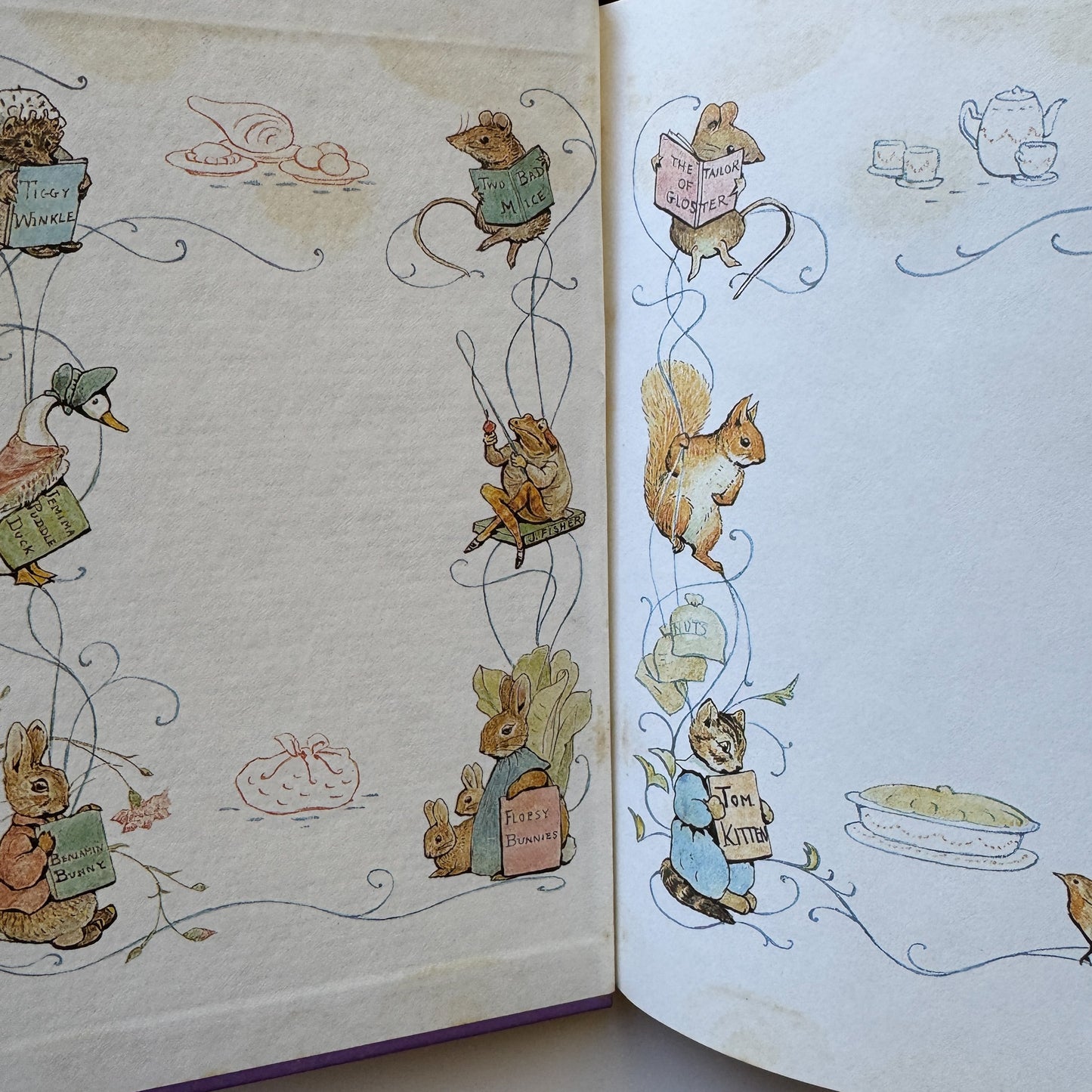 Beatrix Potter Book Set, Peter Rabbit, 1990s Set of 6