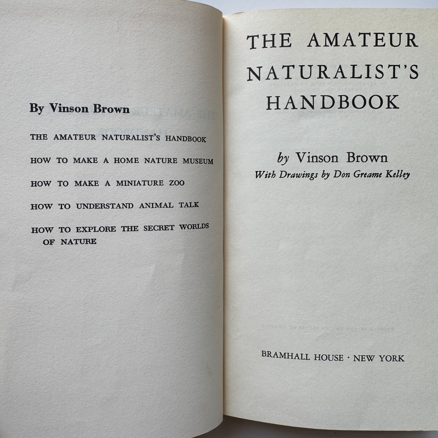 The Amateur Naturalist's Handbook, 1948 Illustrated Nature Study Book
