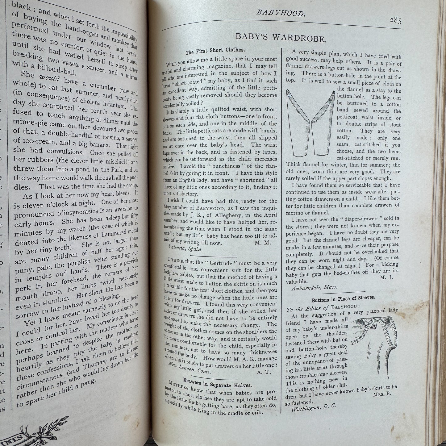 Babyhood: A Monthly Magazine for Mothers, Vol. II, 1886