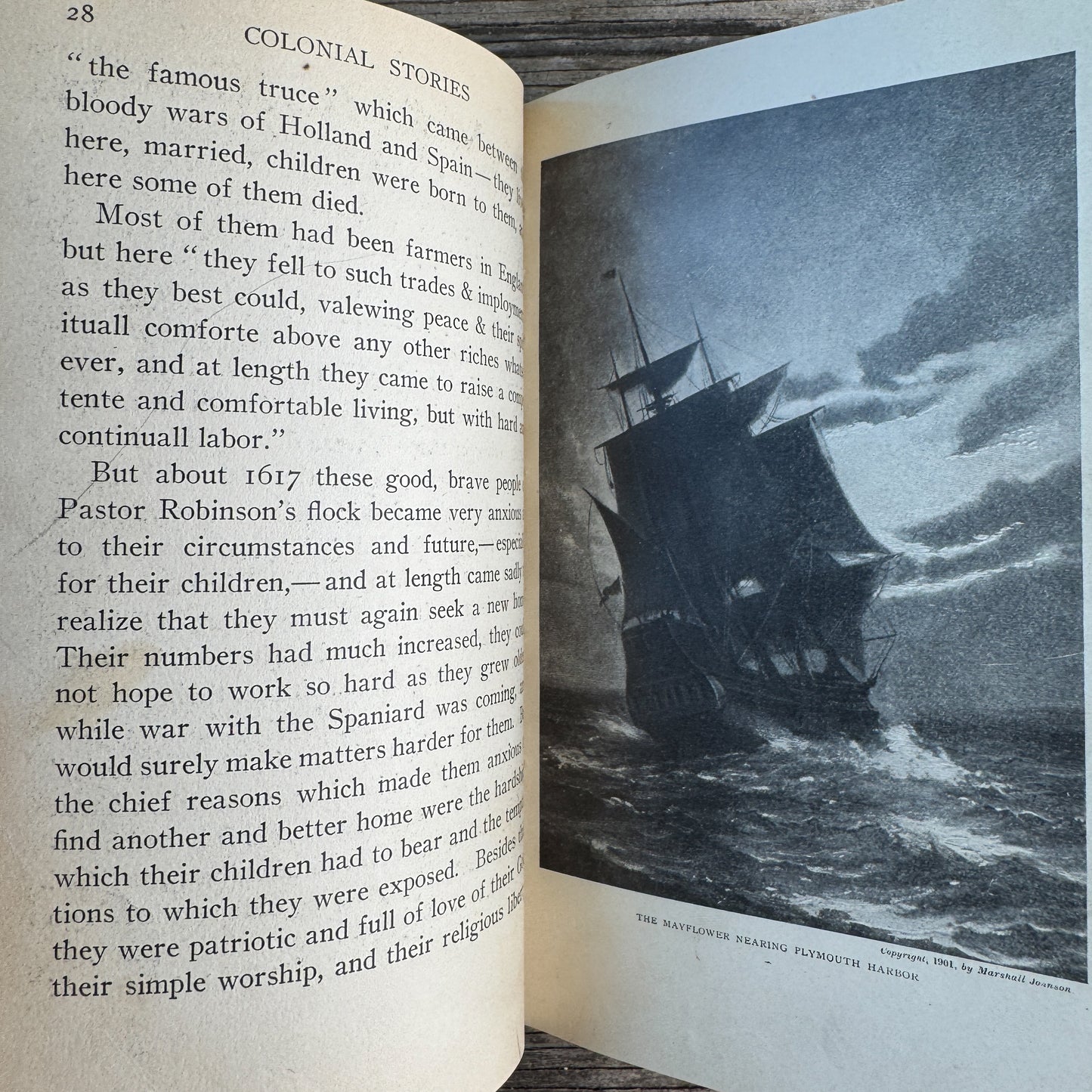 Colonial Stories Retold from St. Nicholas, 1912