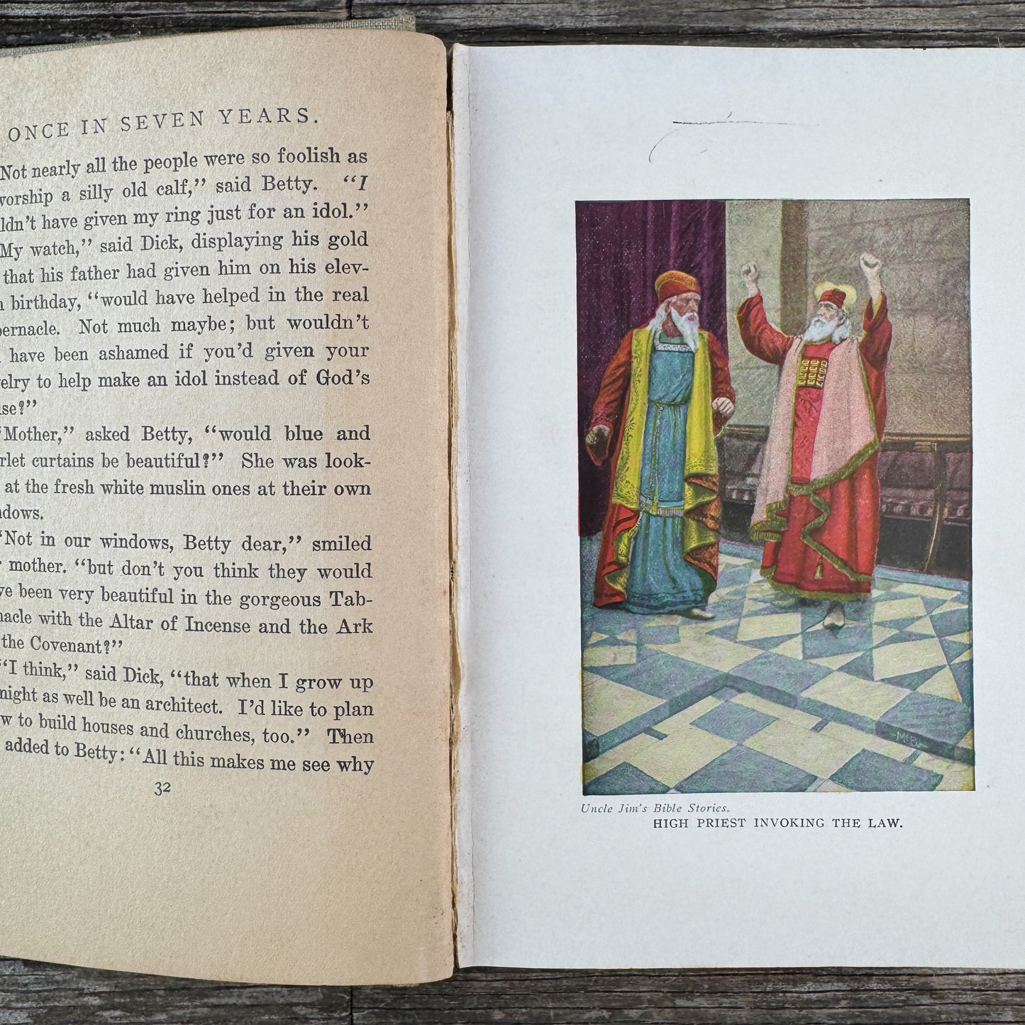 Uncle Jim's Bible Stories, 1916, Hardcover
