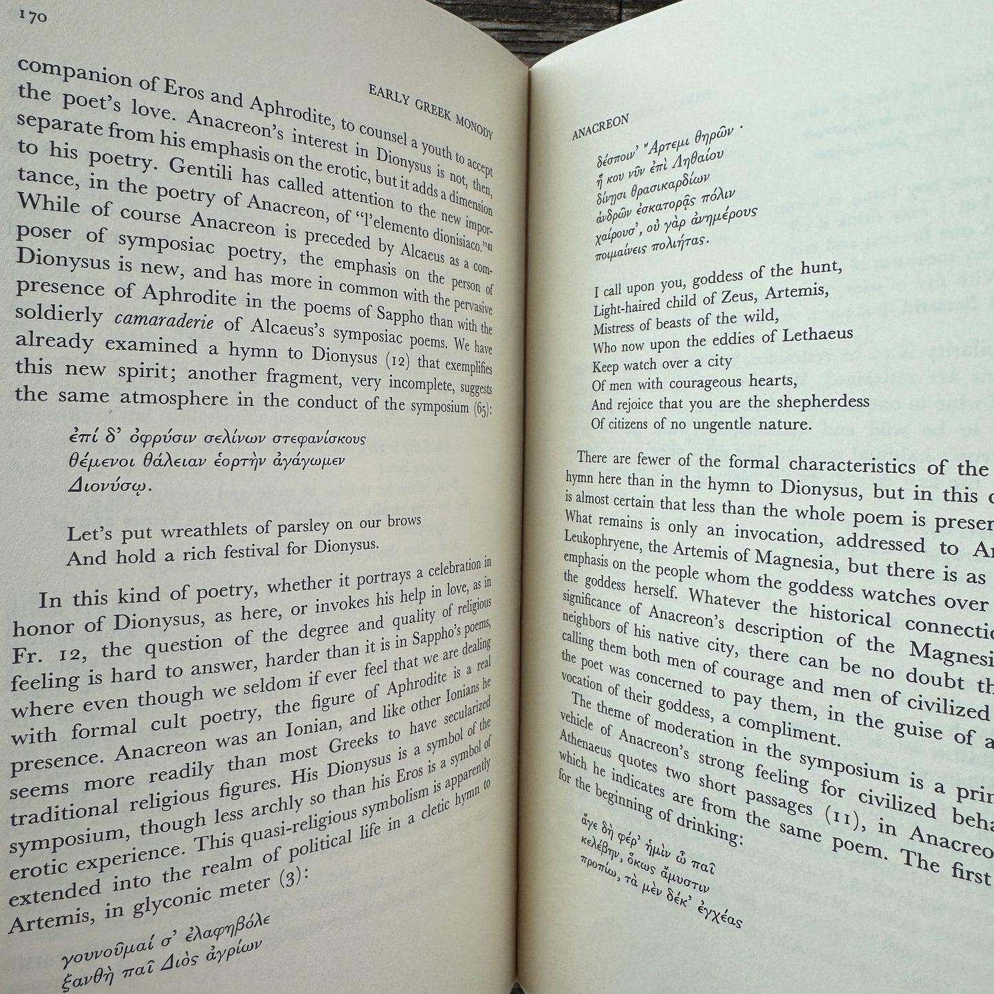 Early Greek Monody: The History of a Poetic Type, G. M. Kirkwood, 1974