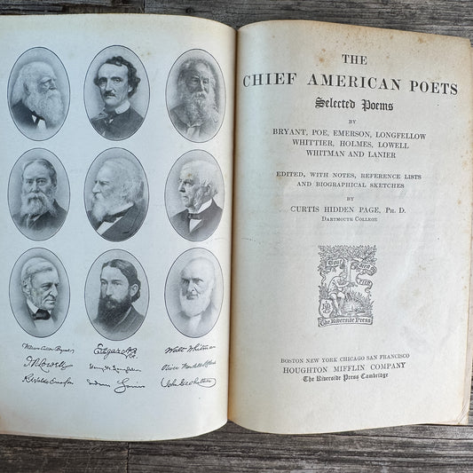 The Chief American Poets, edited by Curtis Hidden Page, 1905