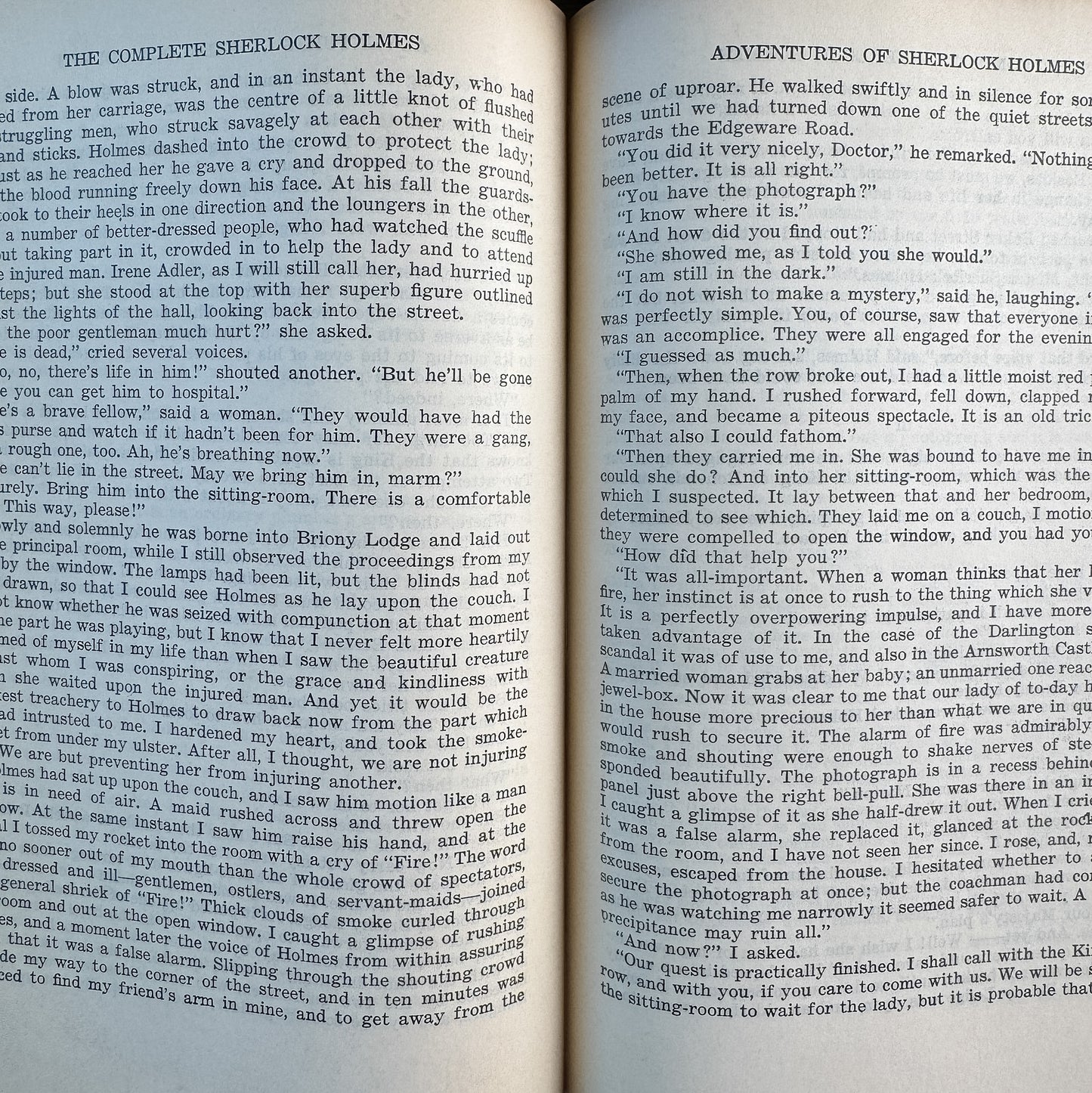 The Complete Sherlock Holmes, Sir Arthur Conan Doyle, 1930, Two Volume Set (1953 Doubleday Printing)