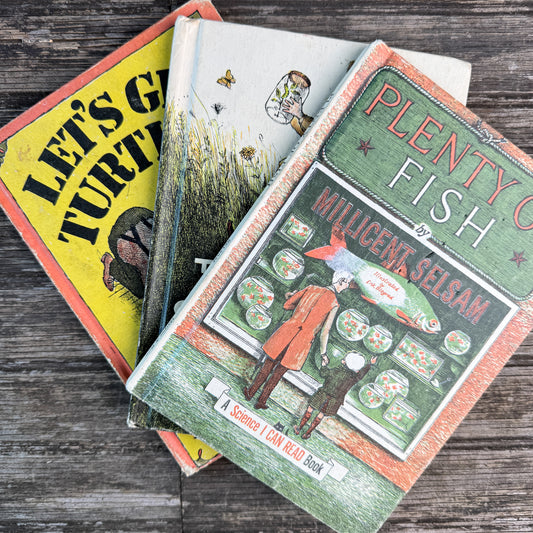 Set of 3 Science I Can Read Books, Millicent Selsam, 1964