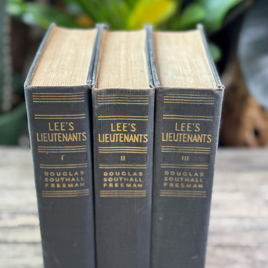 Lee's Lieutenants 3-Volume Set, Douglas Southall Freeman, 1946 Civil War History