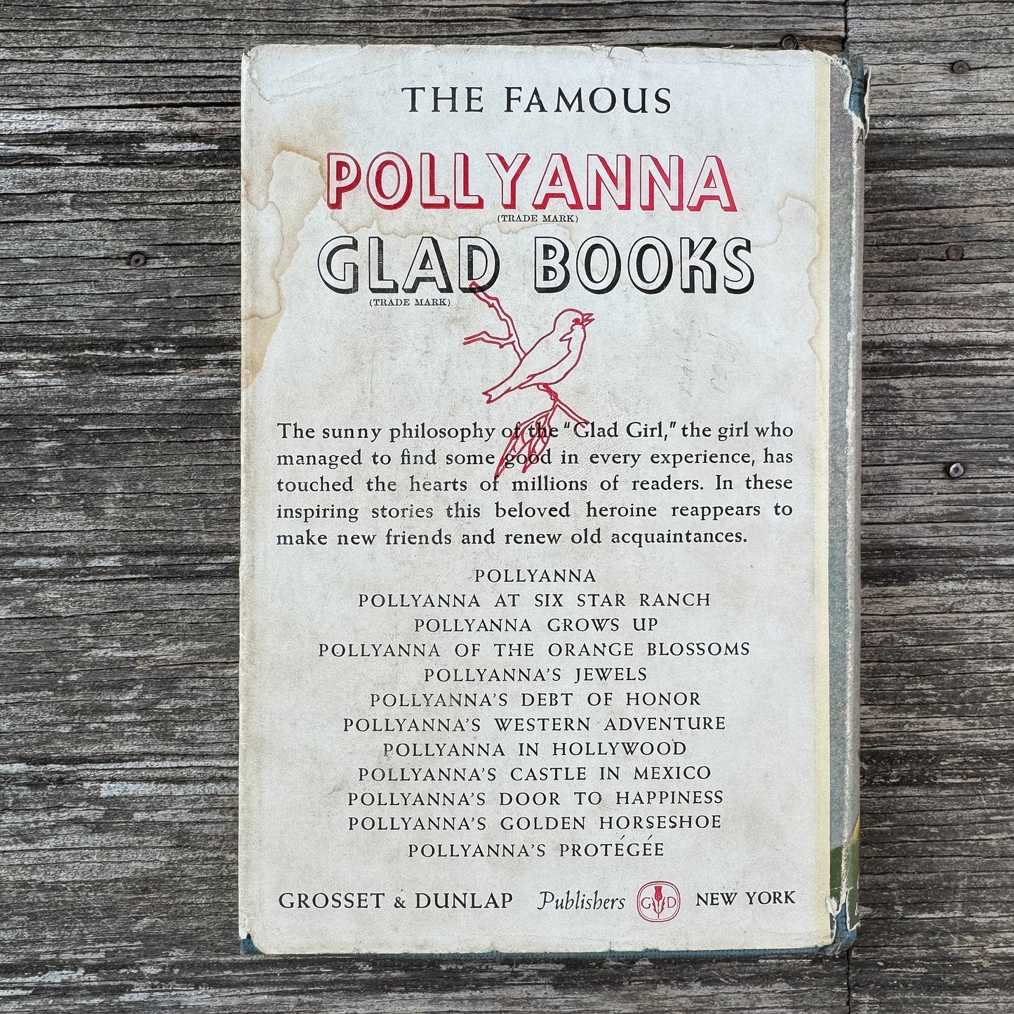 Pollyanna's Western Adventure, Harriet Lummis Smith, Grosset & Dunlap, 1929