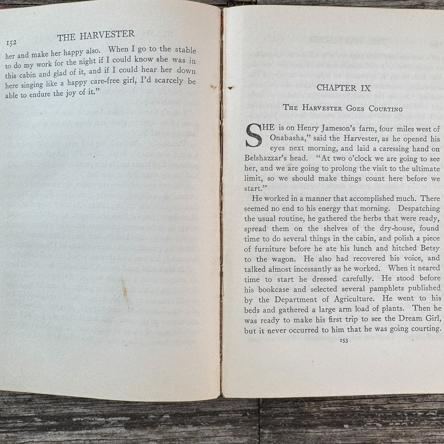 The Harvester, Gene Stratton-Porter, Grosset & Dunlap, 1921
