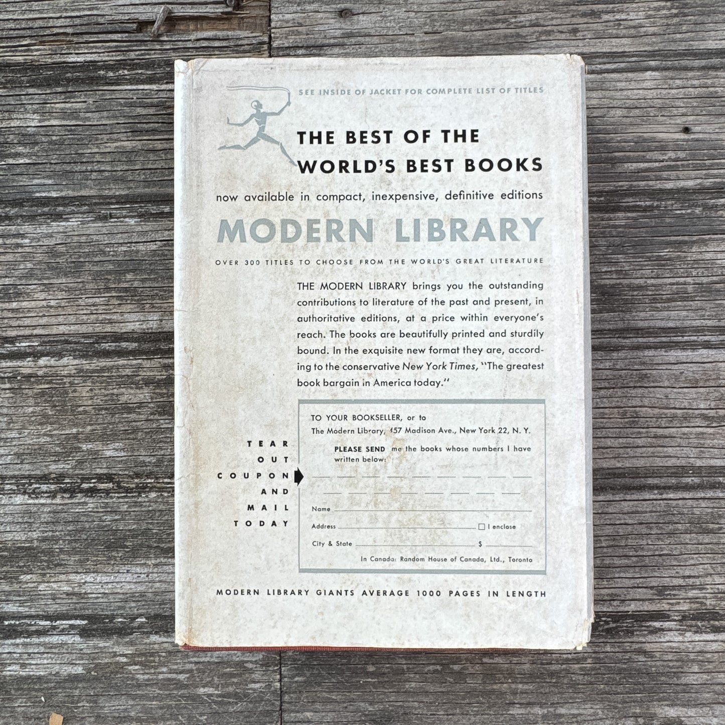 The Portrait of a Lady, Henry James, Modern Library Edition, 1951
