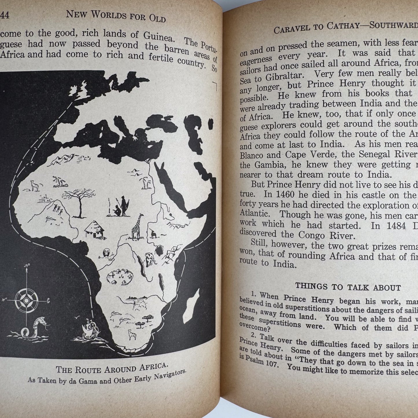 New Worlds For Old, Grade V, 1942 Ontario Social Studies School Book