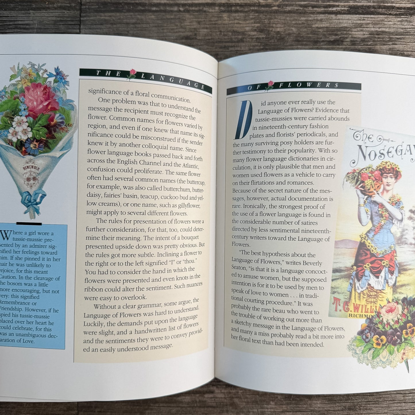 Tussie-Mussies: The Victorian Art of Expressing Yourself in the Language of Flowers, Signed, 1993