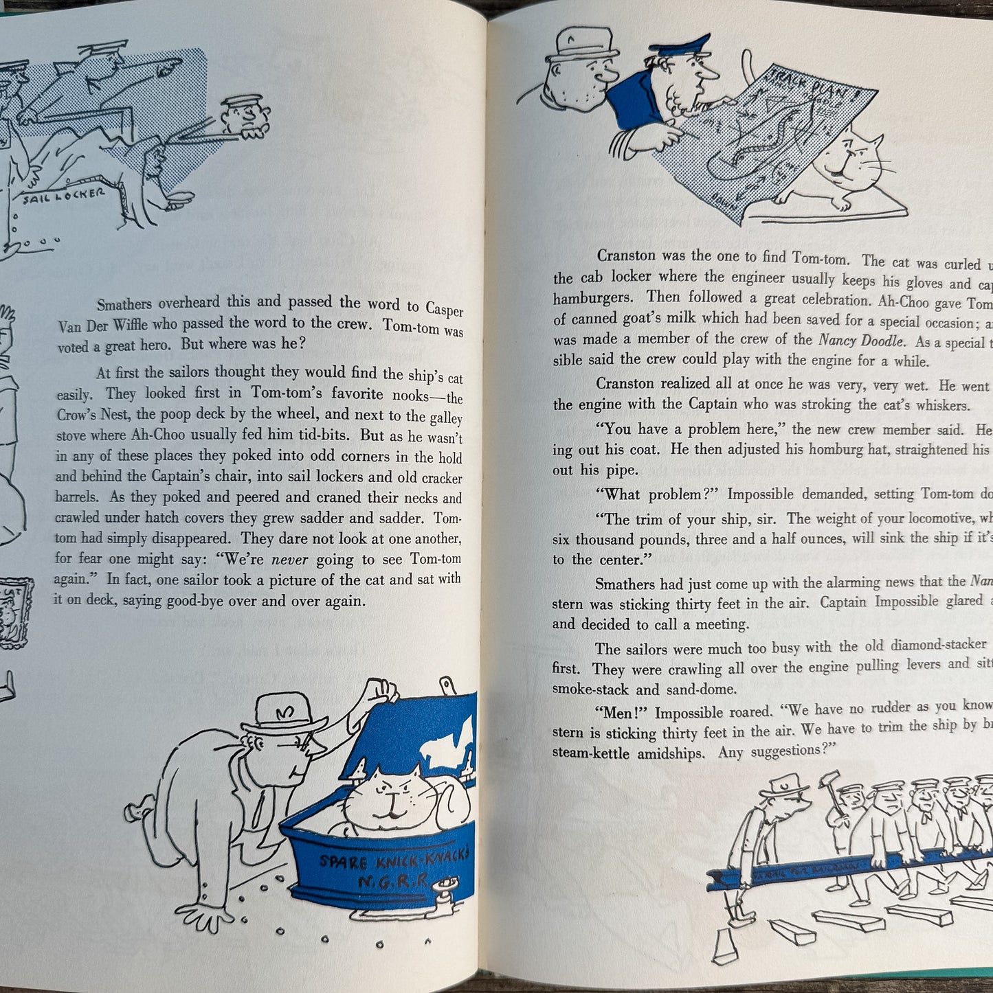 Captain Impossible at Sea, Peter Abenheim, 1959