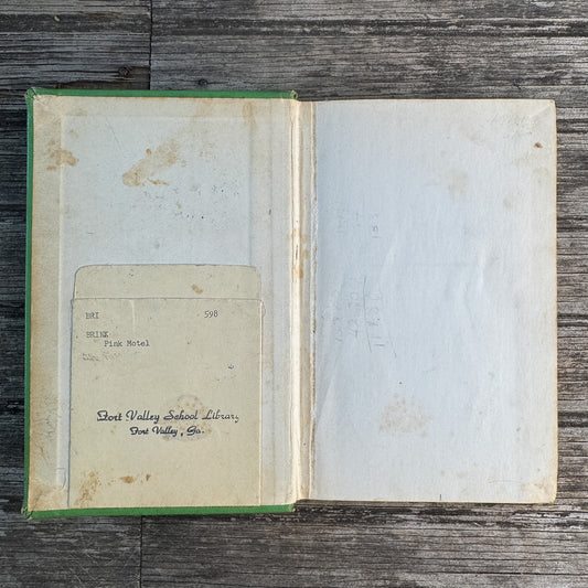 The Pink Motel, Carol Ryrie Brink, 1959, First Printing