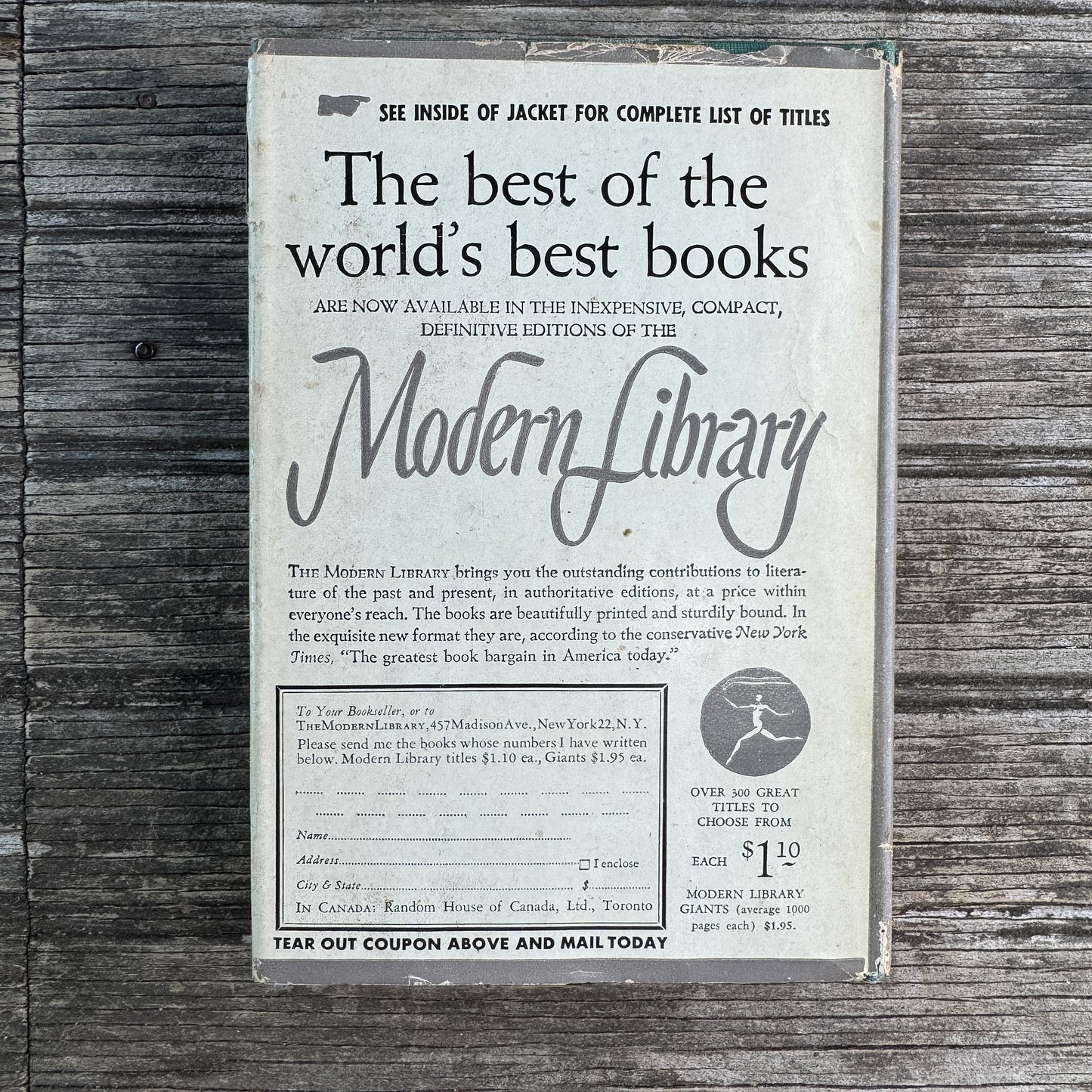 Creative Evolution, Henri Bergson, 1944, Modern Library Edition