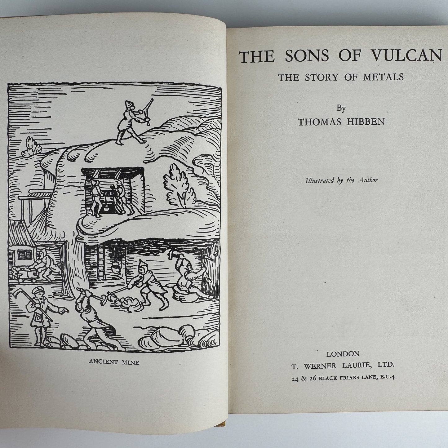 The Sons of Vulcan: The Story of Metals, Thomas Hibben, 1944 Illustrated