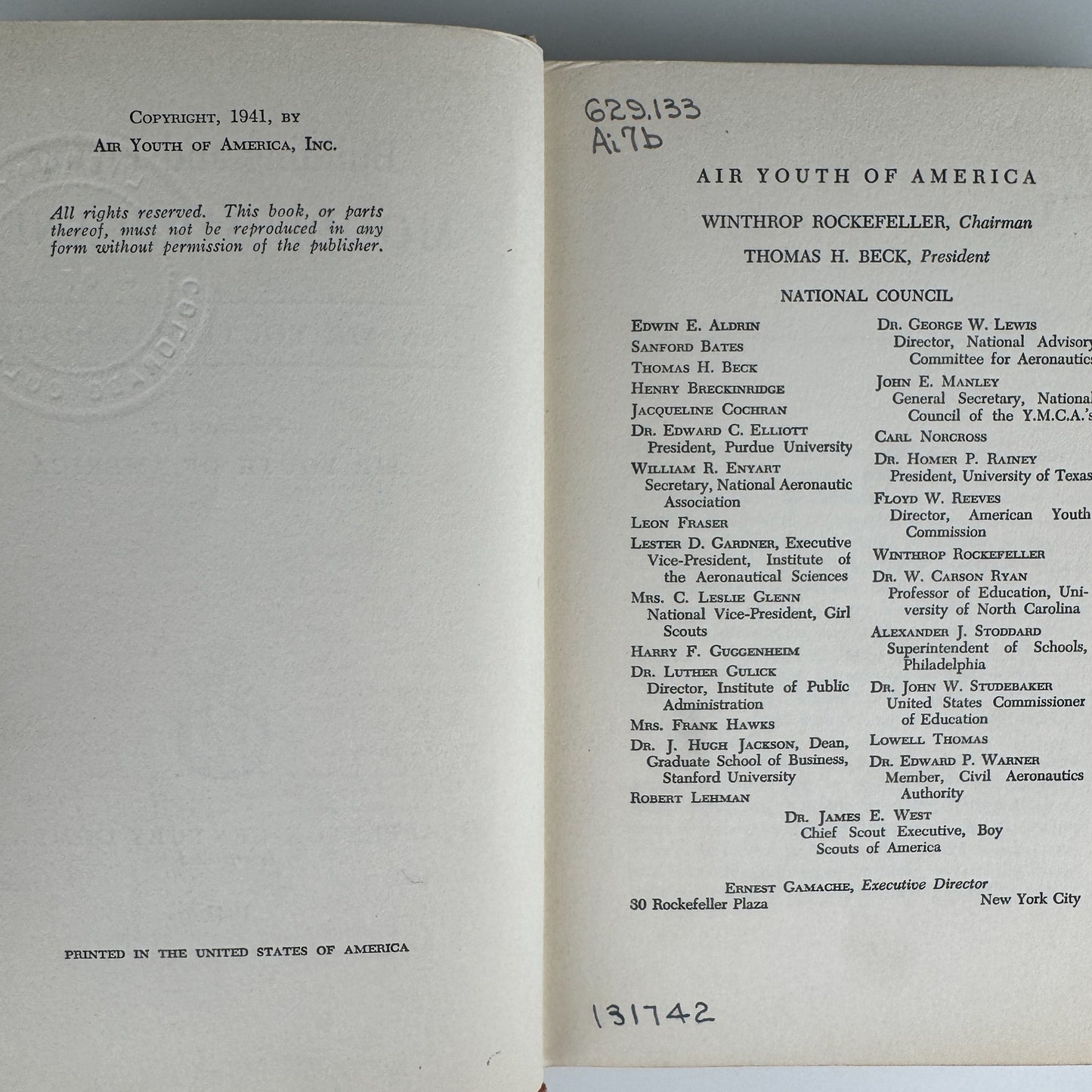 Building and Flying Model Airplanes, Air Youth Handbook, 1941