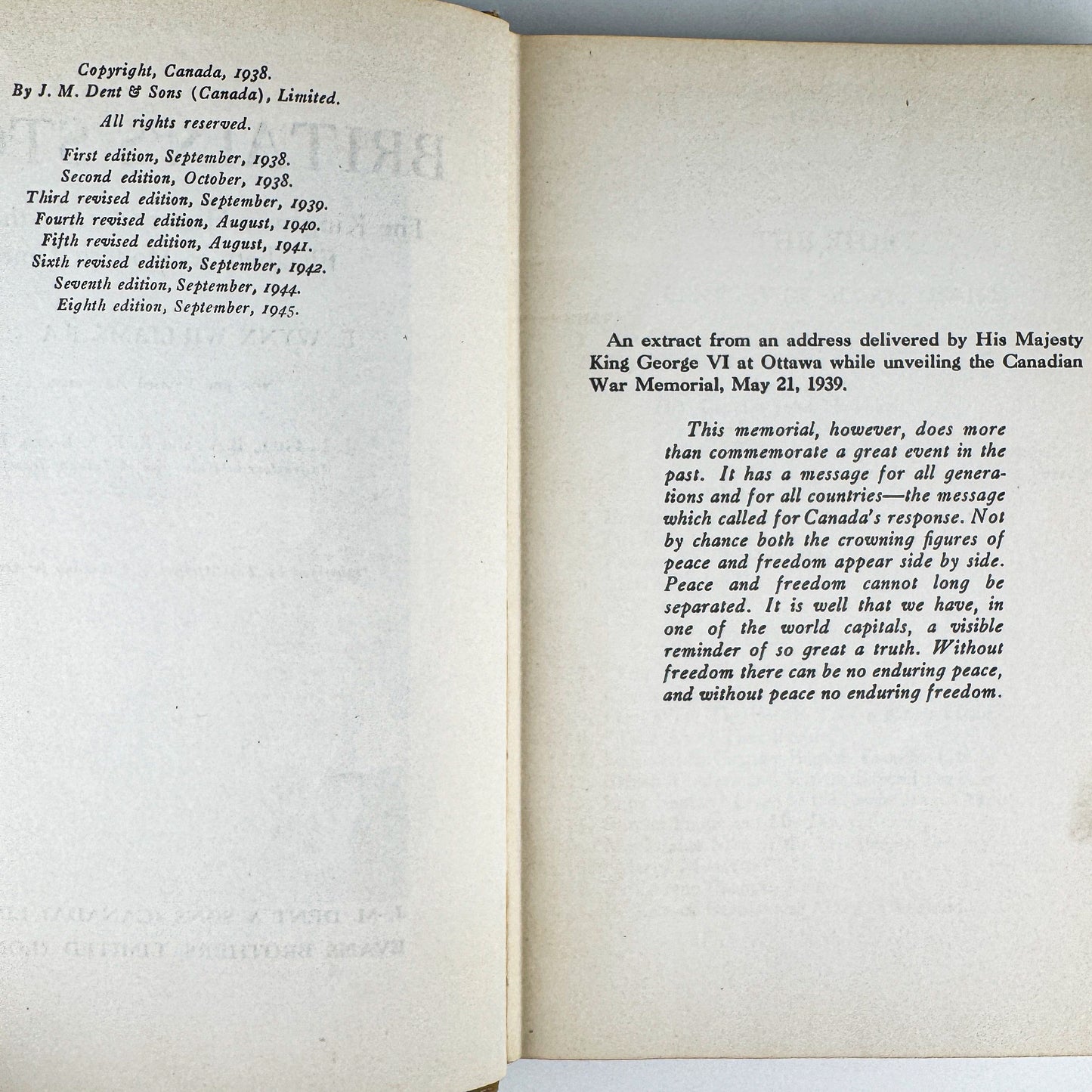 Britain's Story, The Kingsway Histories, 1945 Illustrated School Bool