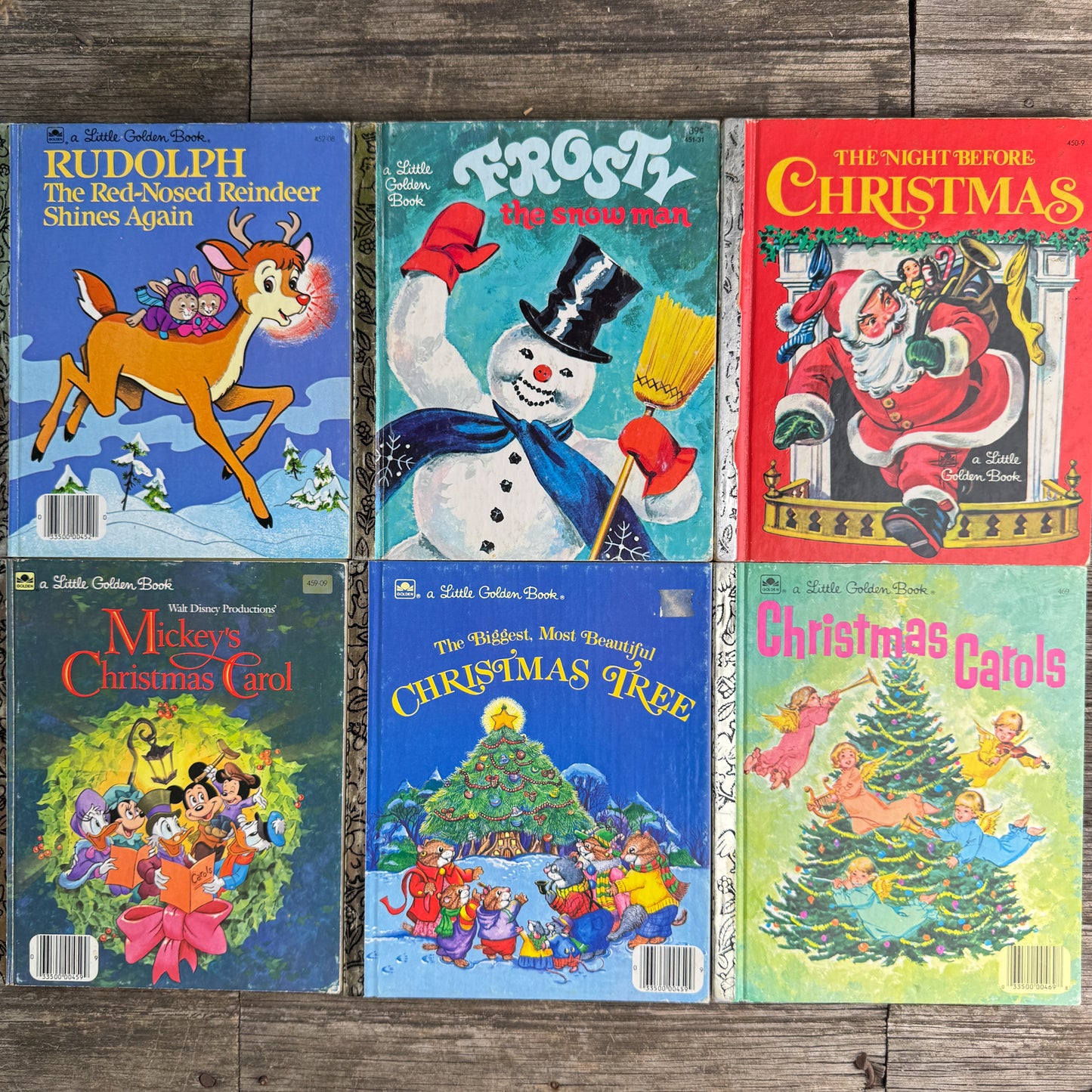 Golden Book Christmas Bundle, Twelve Little Golden Books