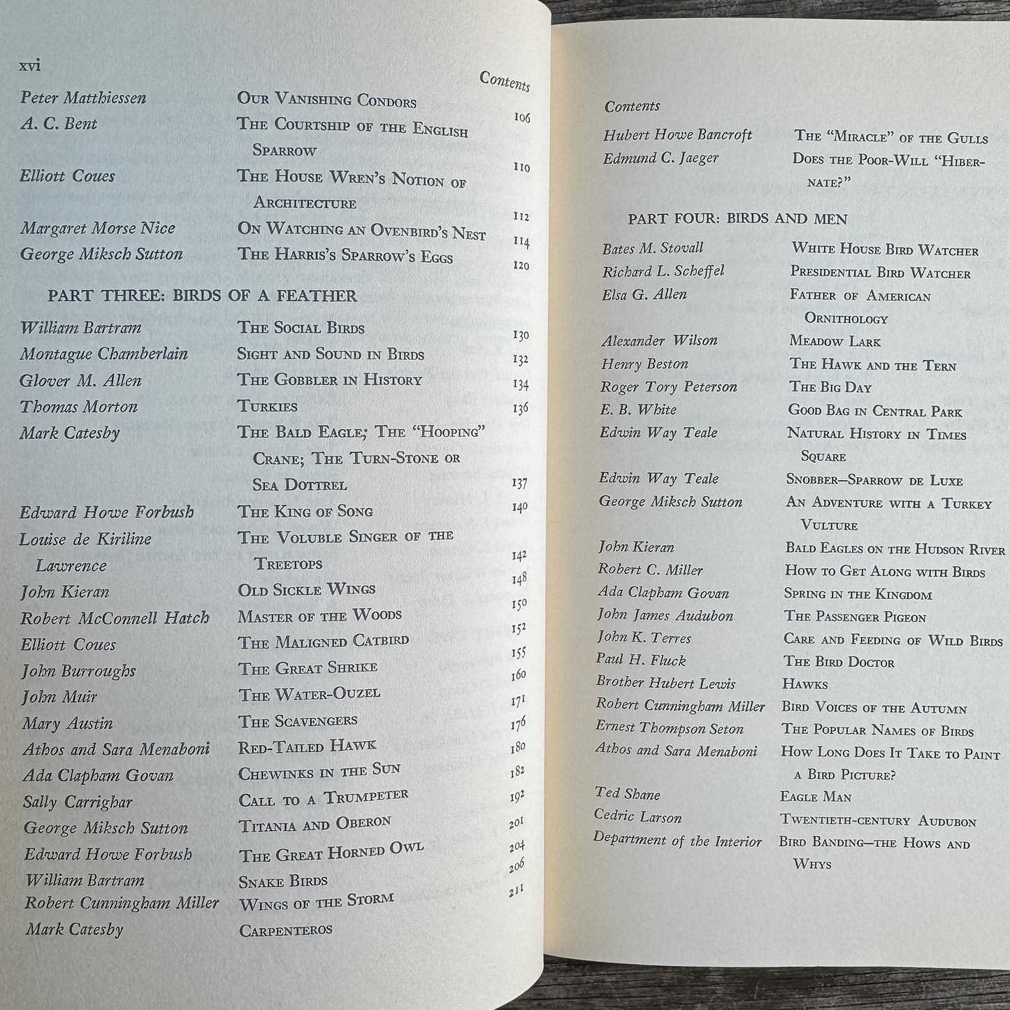 A Treasury of Birdlore, Edited by Joseph Wood Krutch and Paul S. Eriksson, 1962