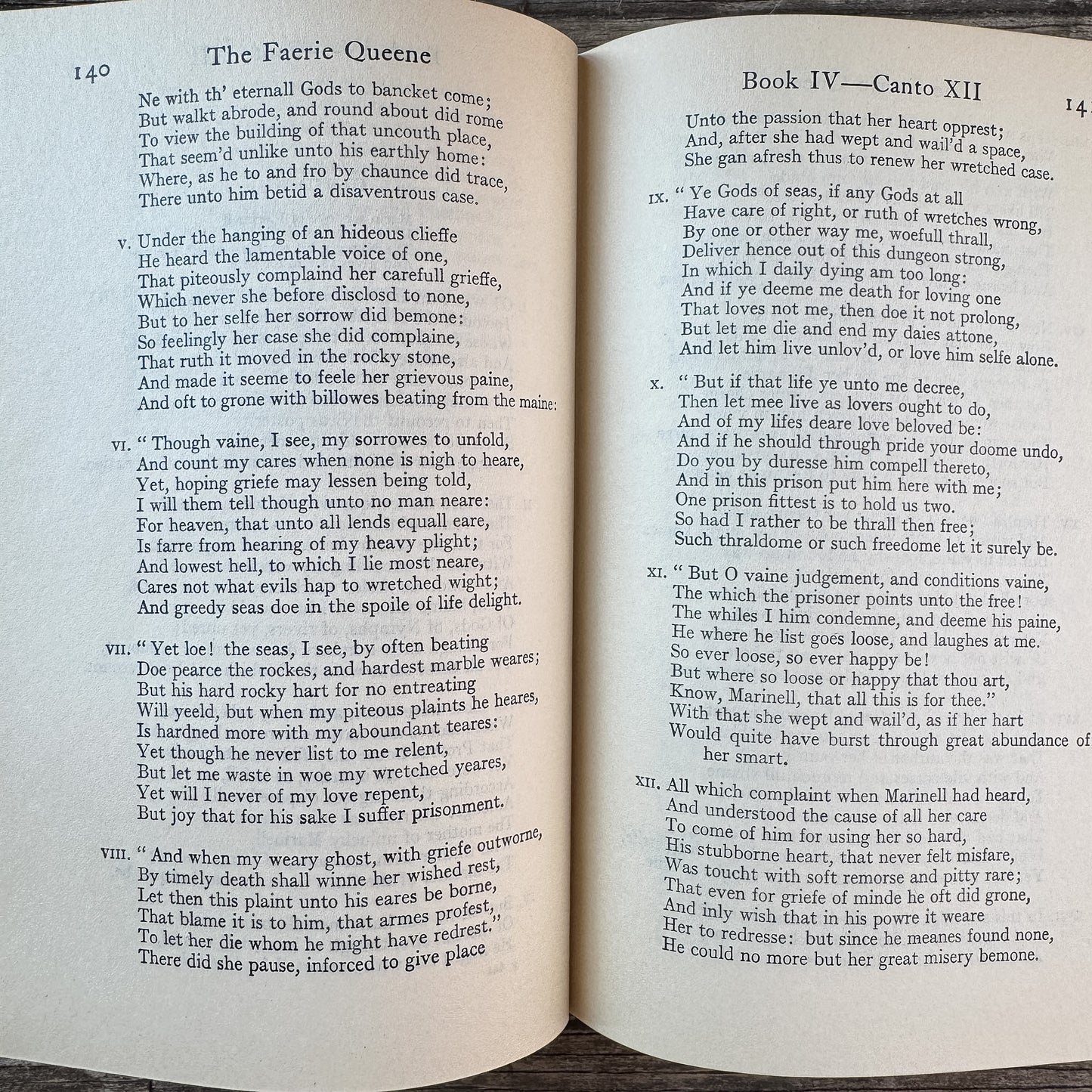 The Faerie Queene, Volume 2, Edmund Spenser, 1955 Everyman's Library Two-Volume Edition