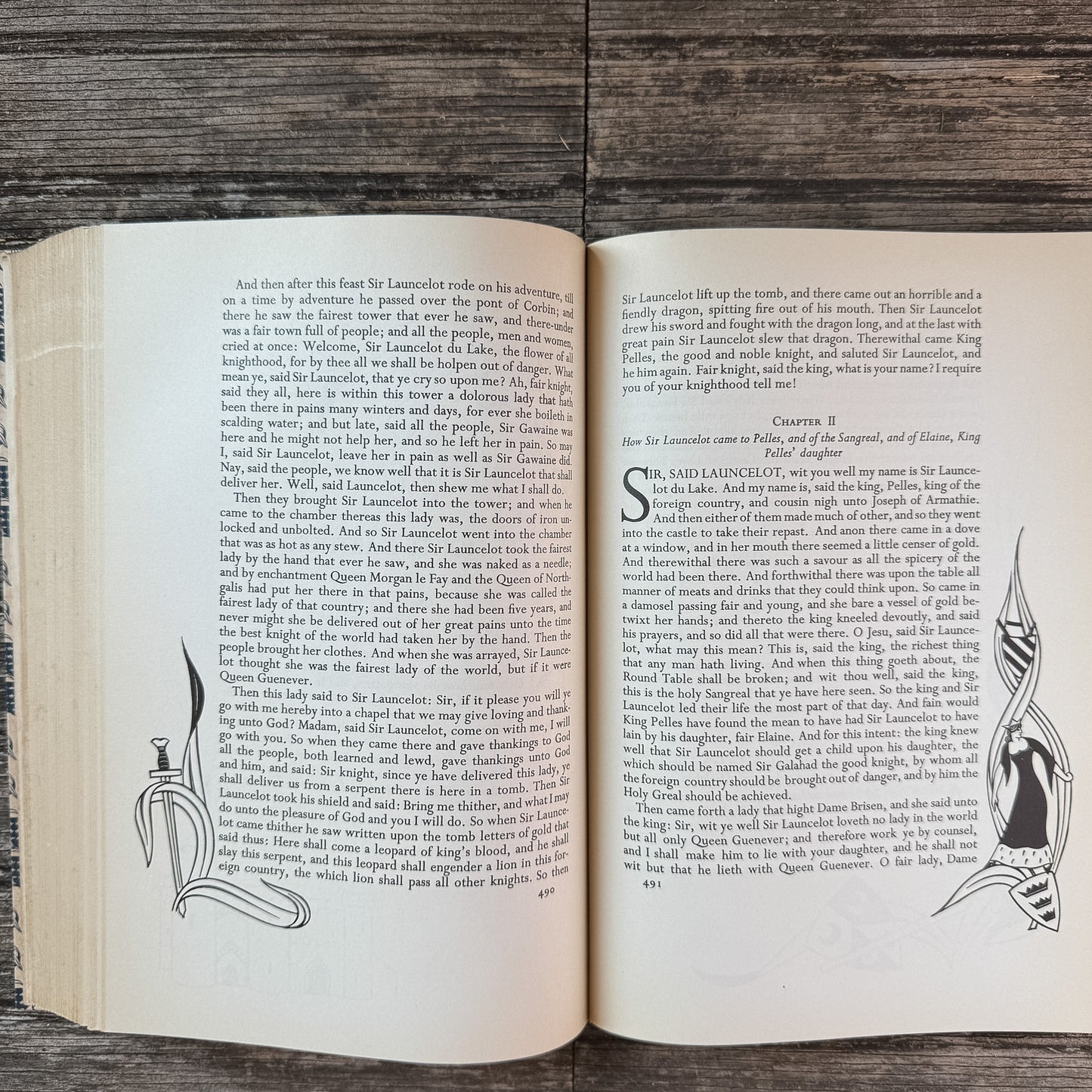 Le Morte Darthur, Sir Thomas Malory, 1955 Heritage Press Edition