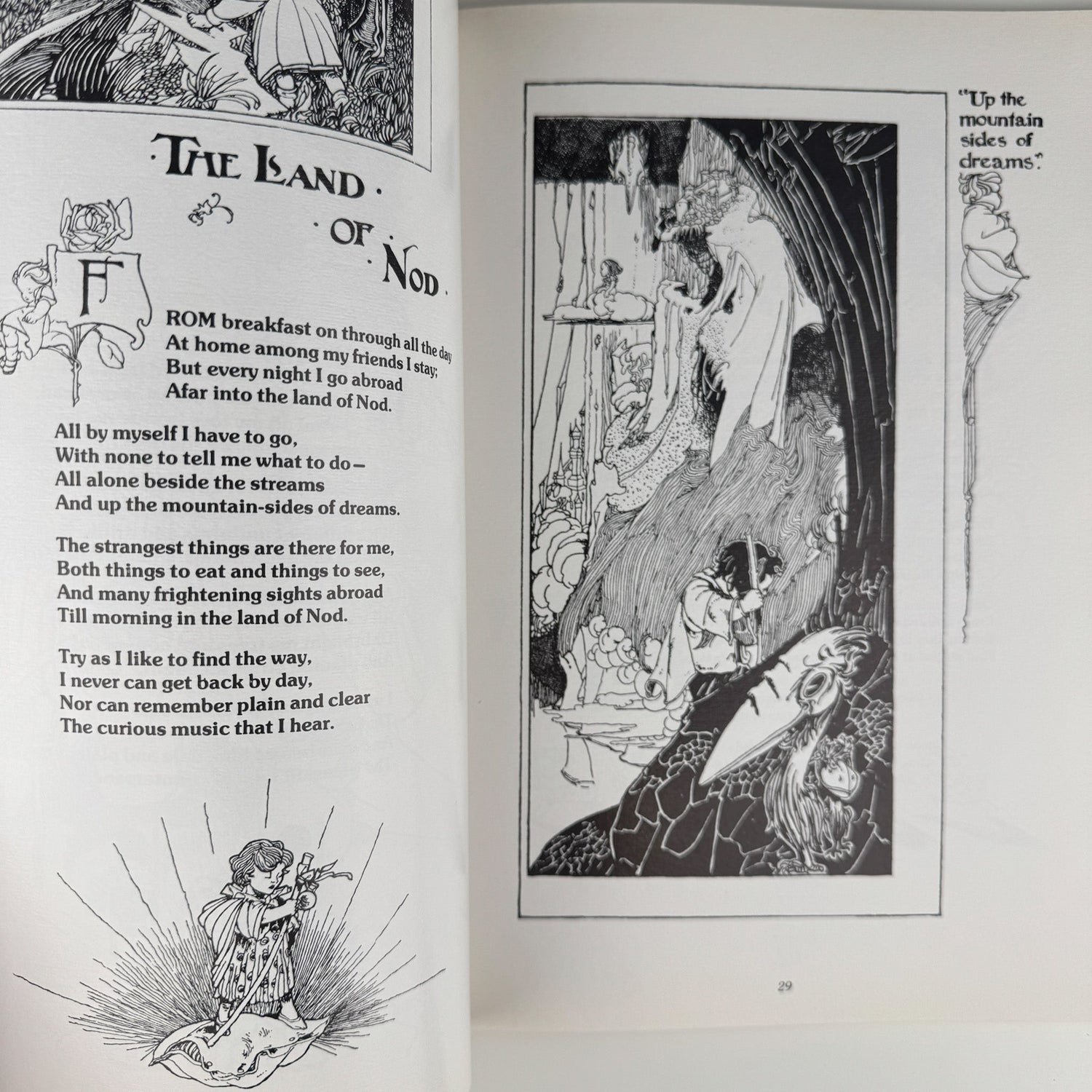 A Child's Garden of Verses, 1975, Green Tiger Press, Softcover - Pretty Old Books